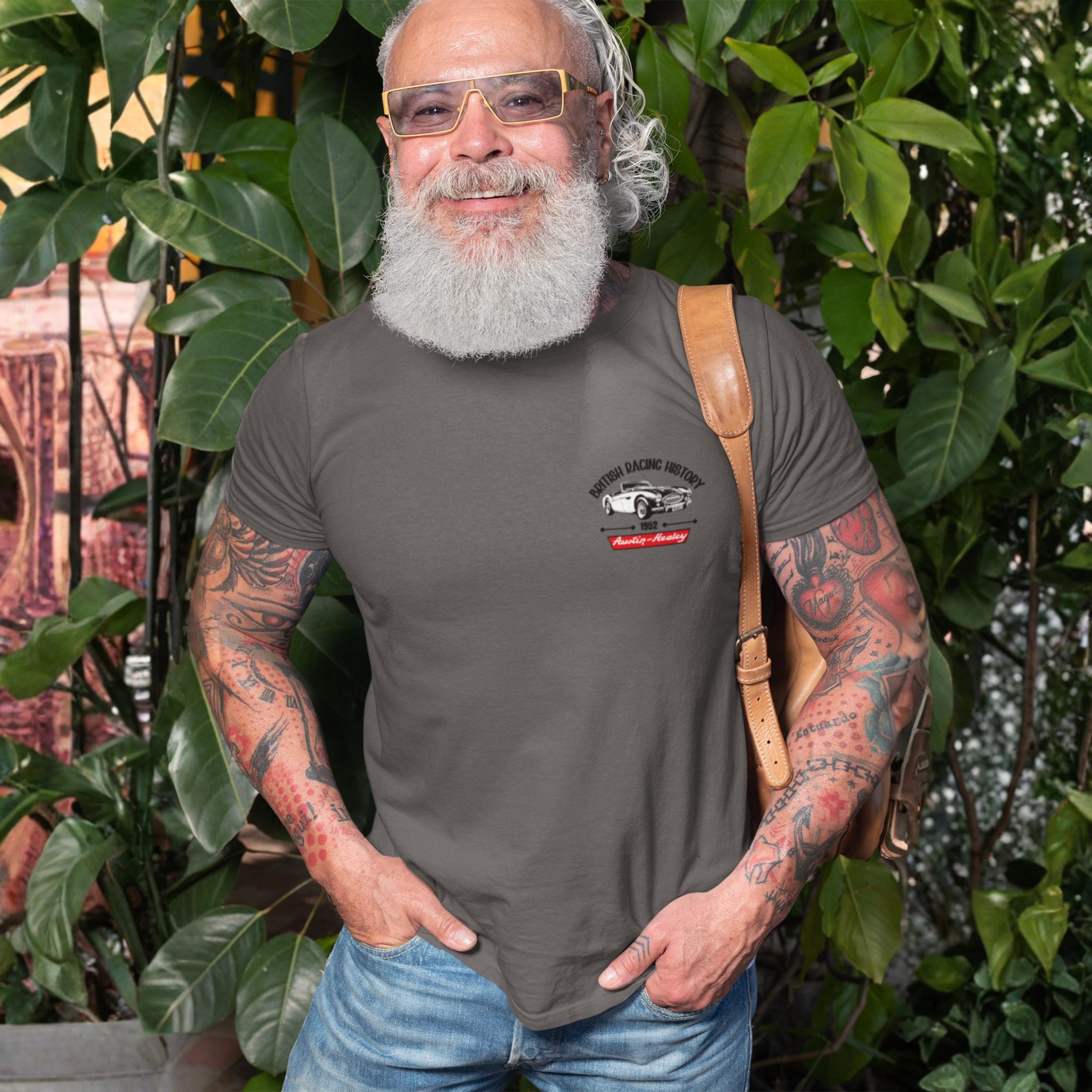 British Racing History Shirt - Classic Roadster Tee - Healey Threads