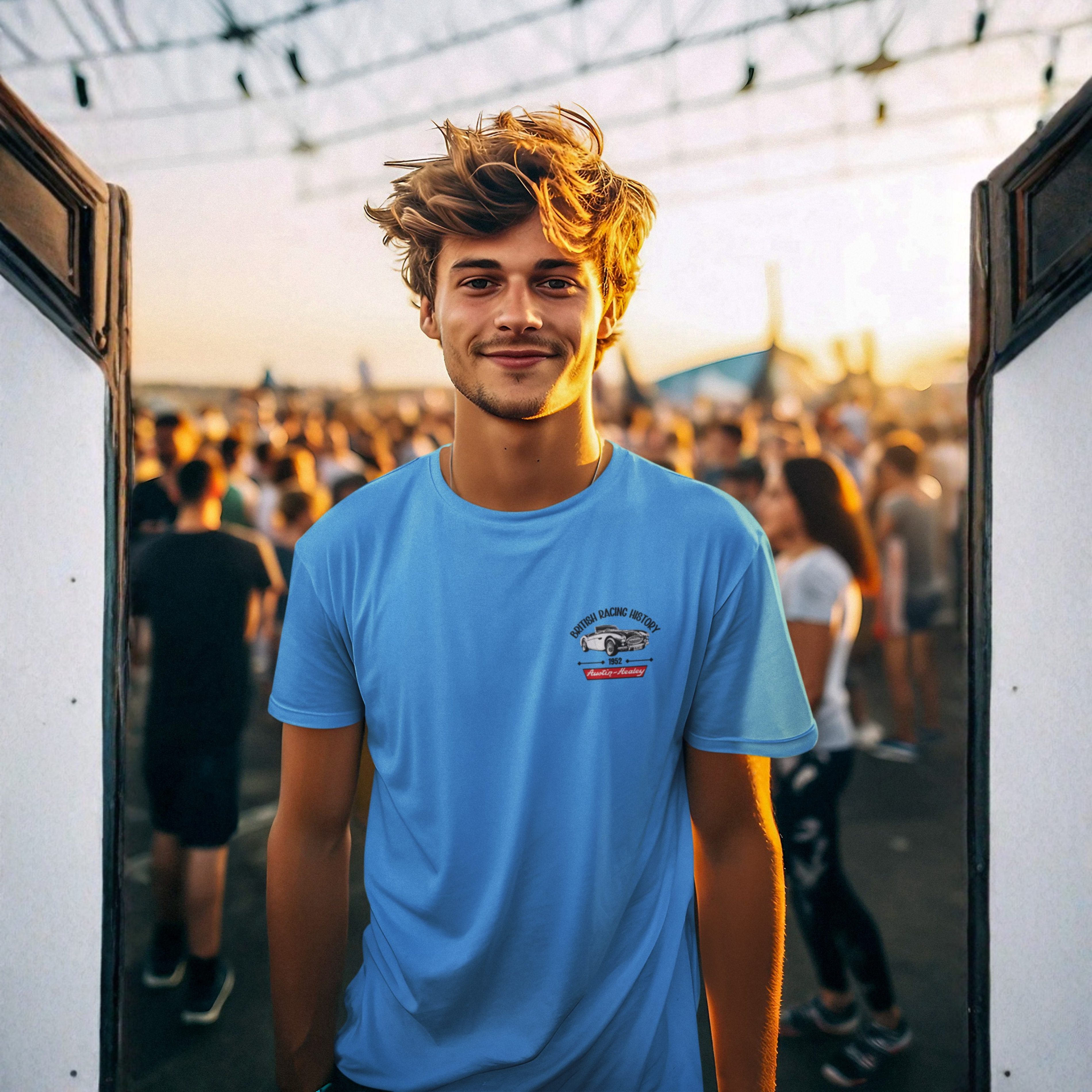 British Racing History Shirt - Classic Roadster Tee - Healey Threads