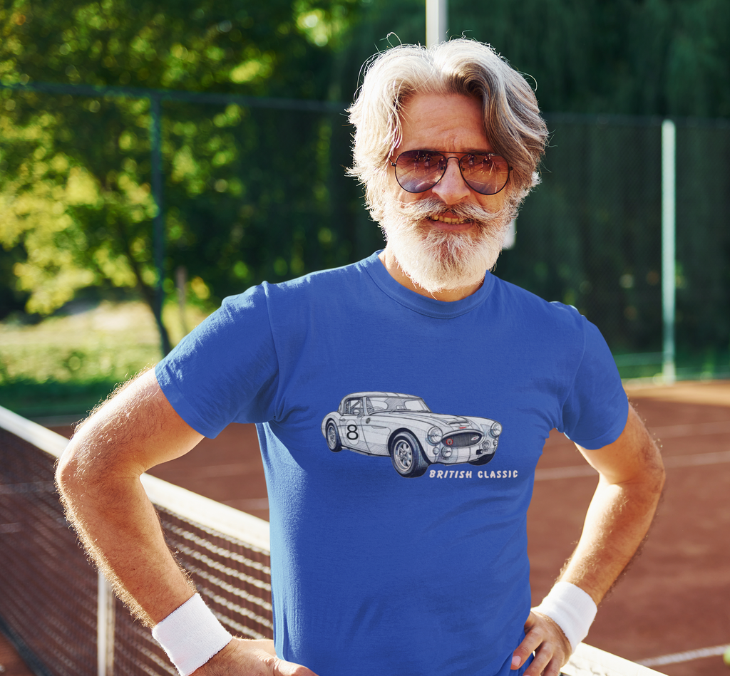 British Classic Roadster Tee | Vintage Racing Car Shirt