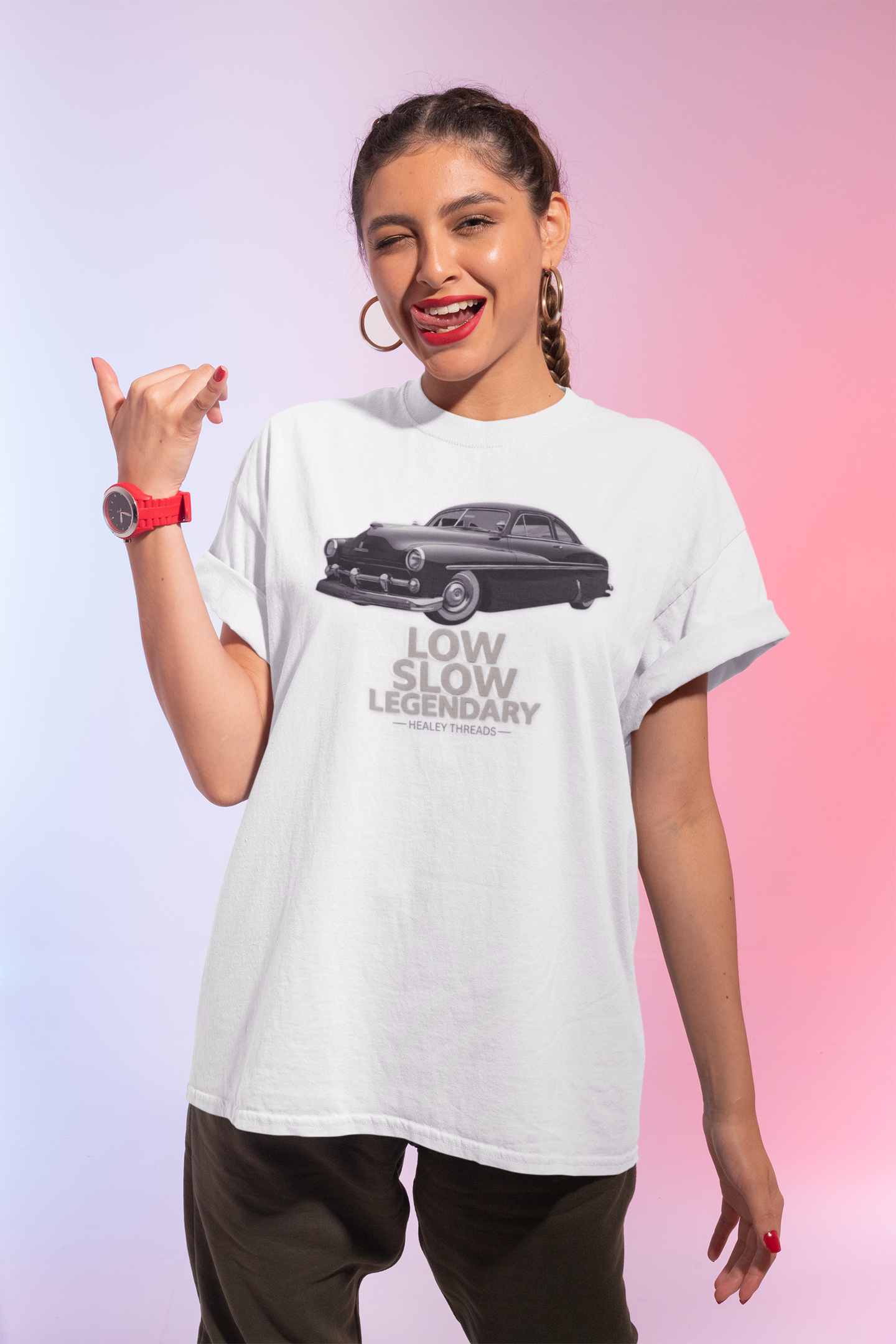 Low Slow Legendary Tee | Classic Lead Sled Car Shirt
