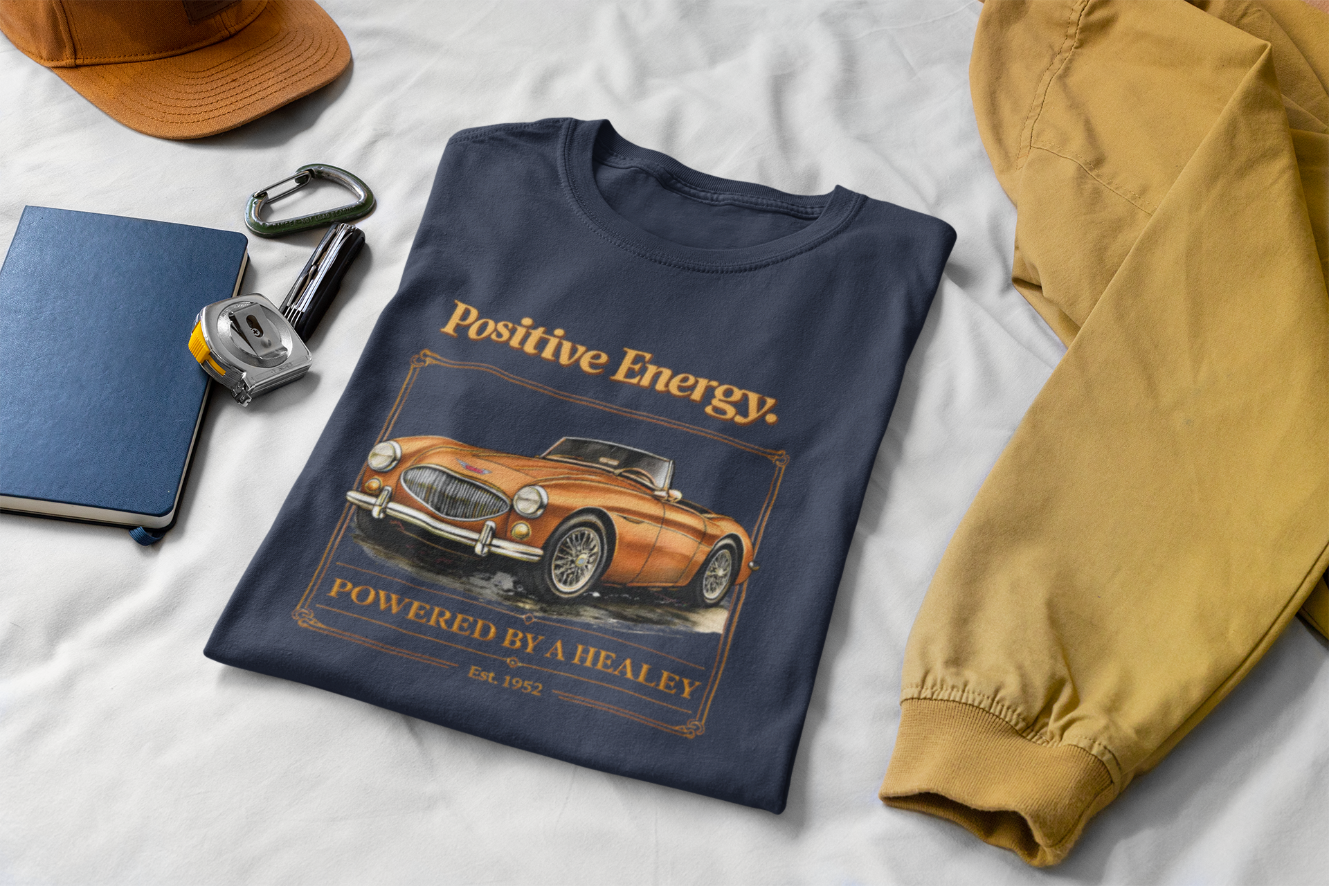 Positive Energy Roadster Tee | Vintage Sports Car Shirt