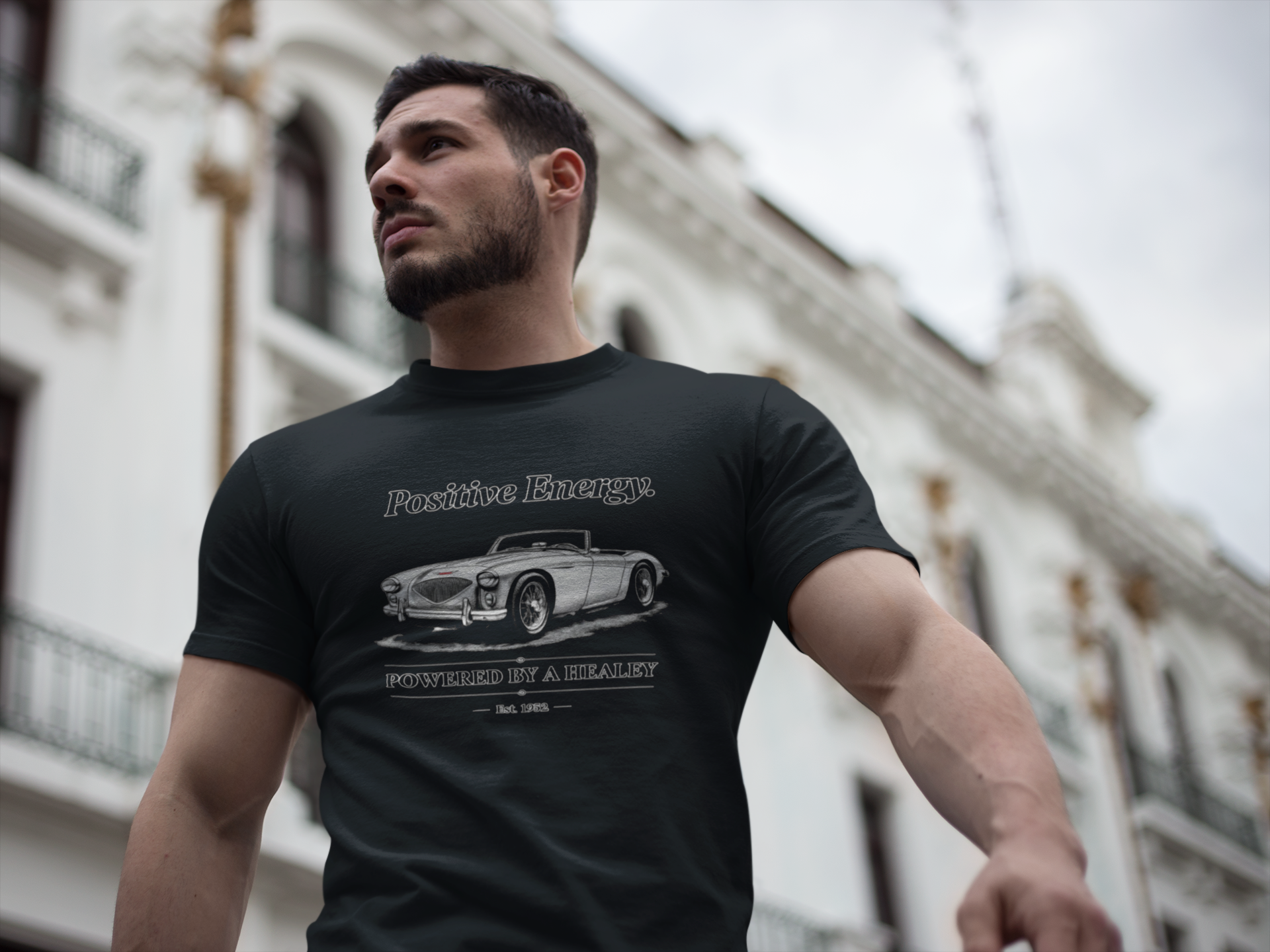 Positive Energy Vintage Roadster Tee | Classic Car T-Shirt