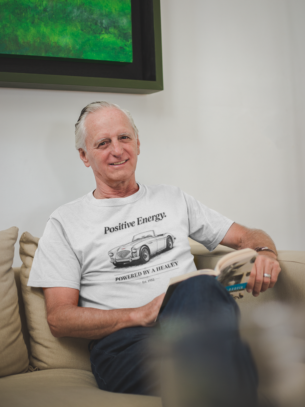 Positive Energy Vintage Roadster Tee | Classic Car T-Shirt