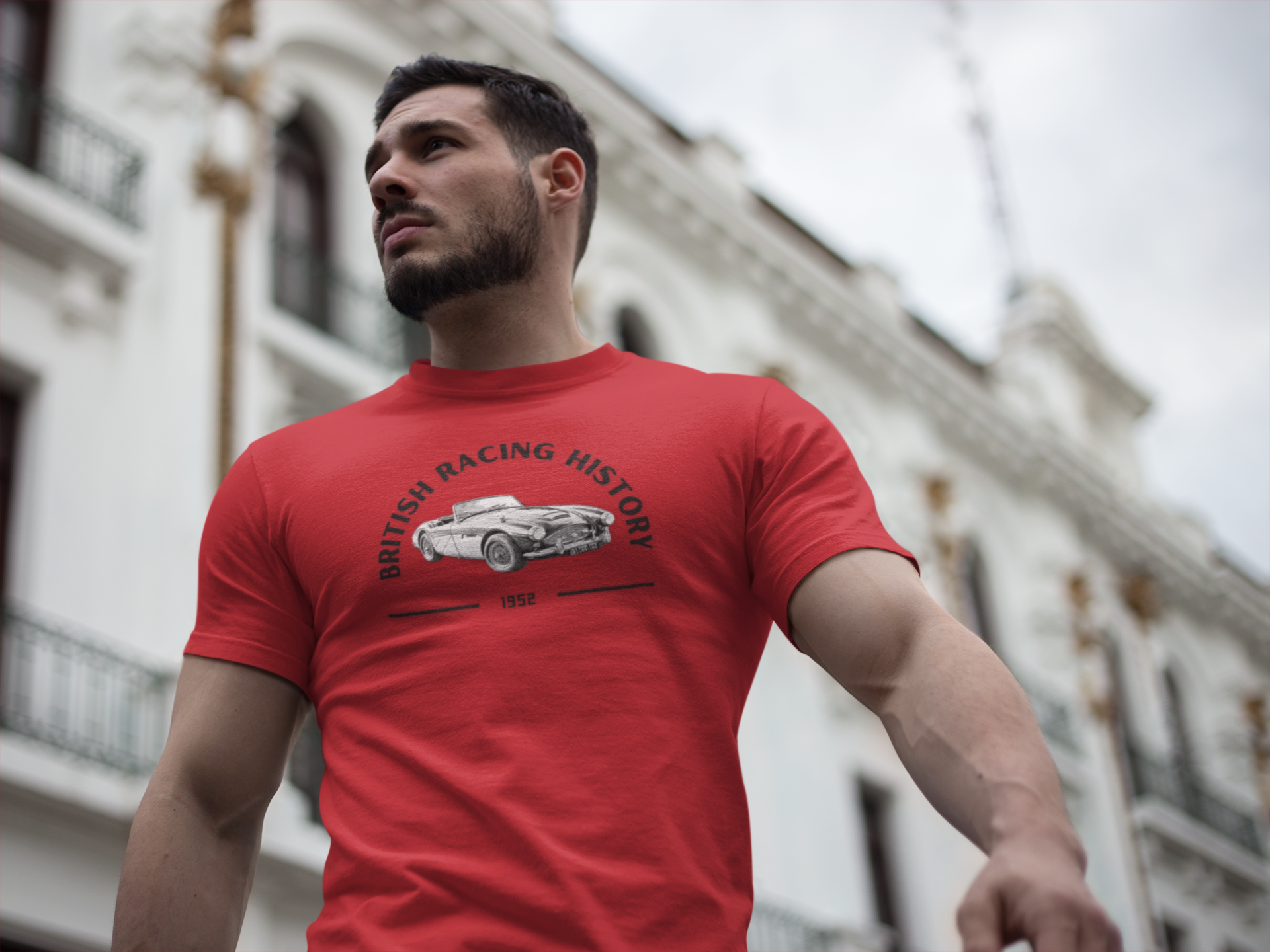 British Racing History Roadster Tee | Vintage Car Shirt