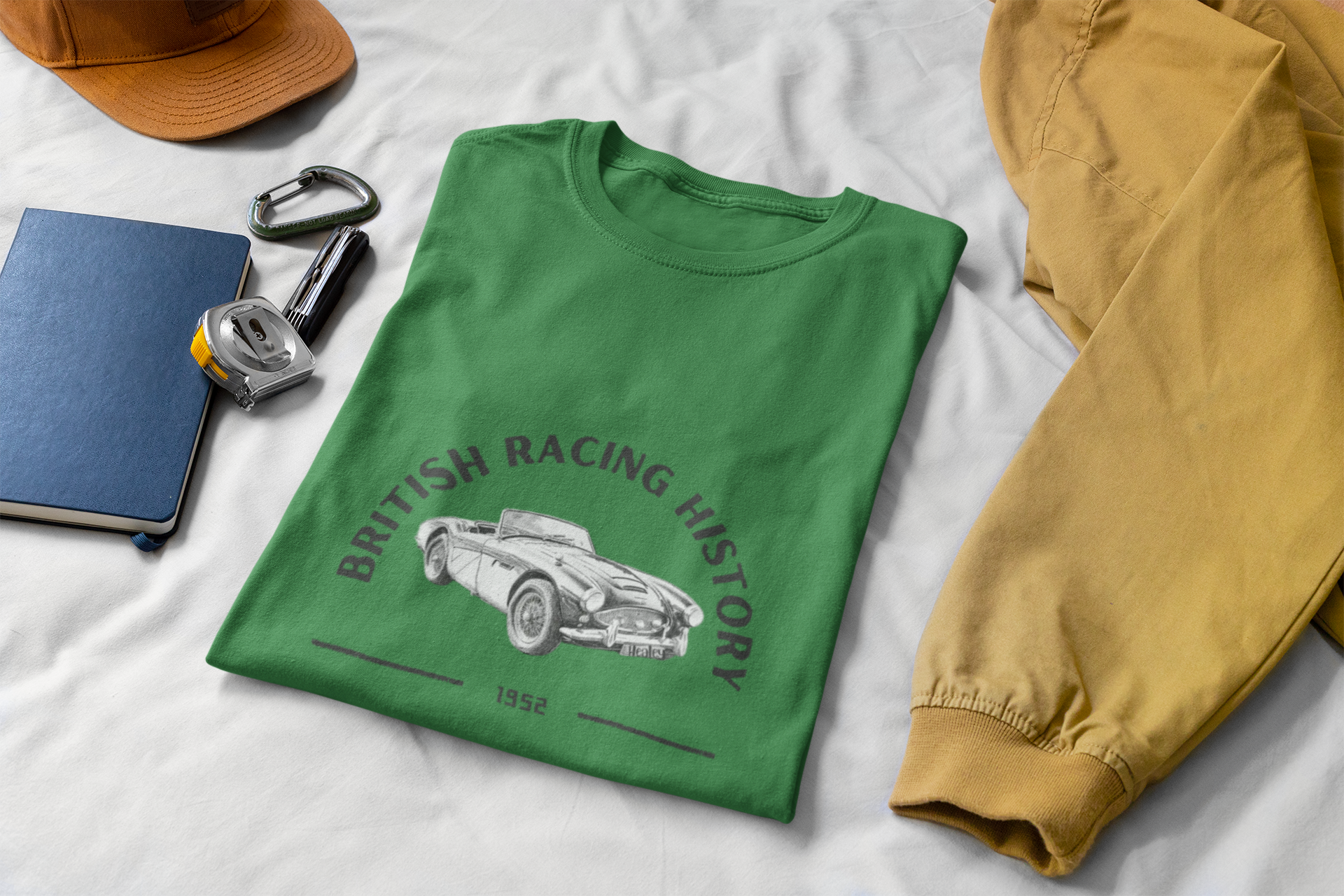 British Racing History Roadster Tee | Vintage Car Shirt
