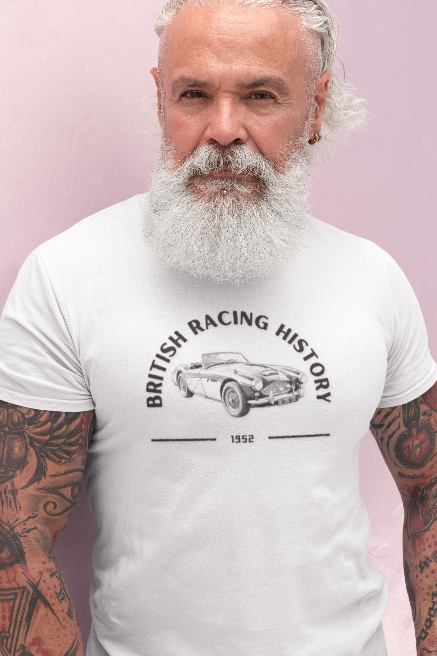British Racing History Roadster Tee | Vintage Car Shirt