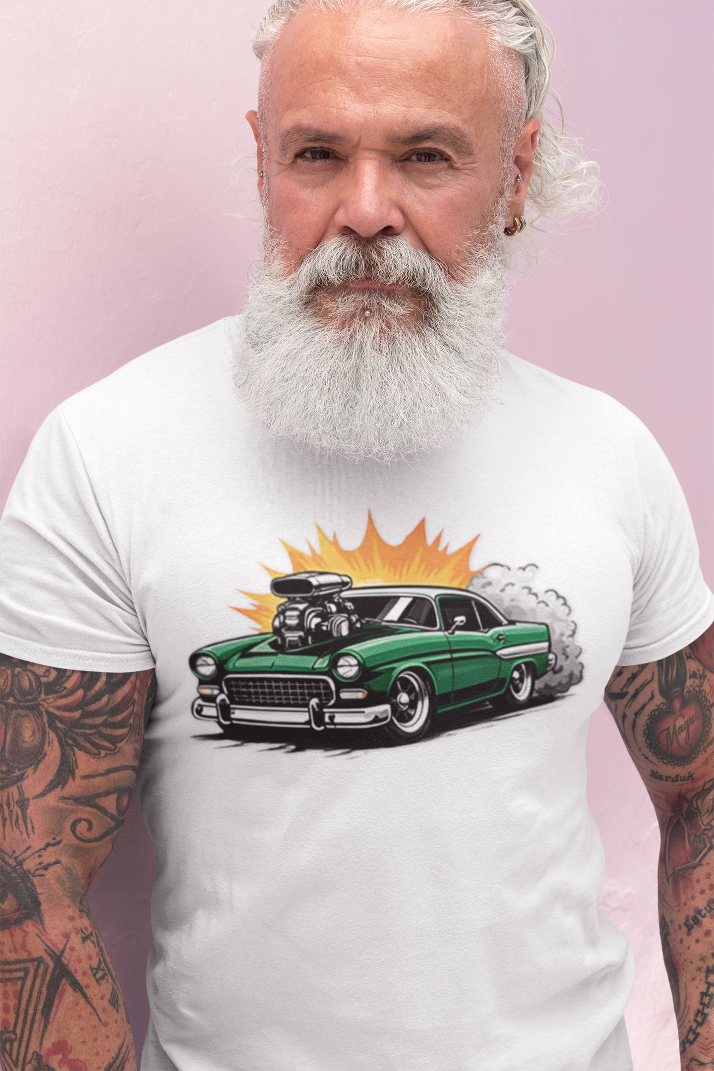 Blown Engine Hot Rod Tee | Retro Muscle Car Graphic Shirt