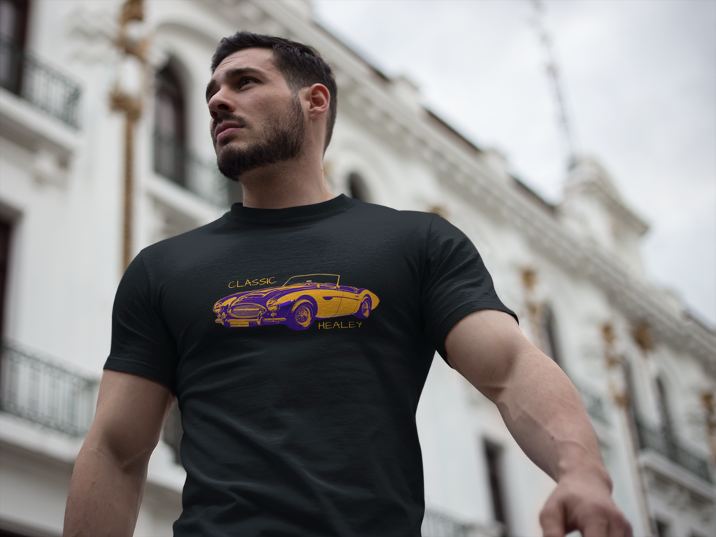Retro Pop Art Roadster Tee | Bold Vintage Sports Car Shirt