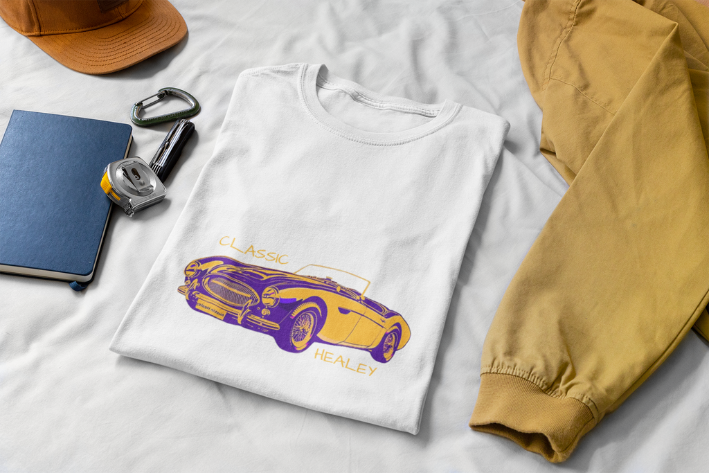 Retro Pop Art Roadster Tee | Bold Vintage Sports Car Shirt