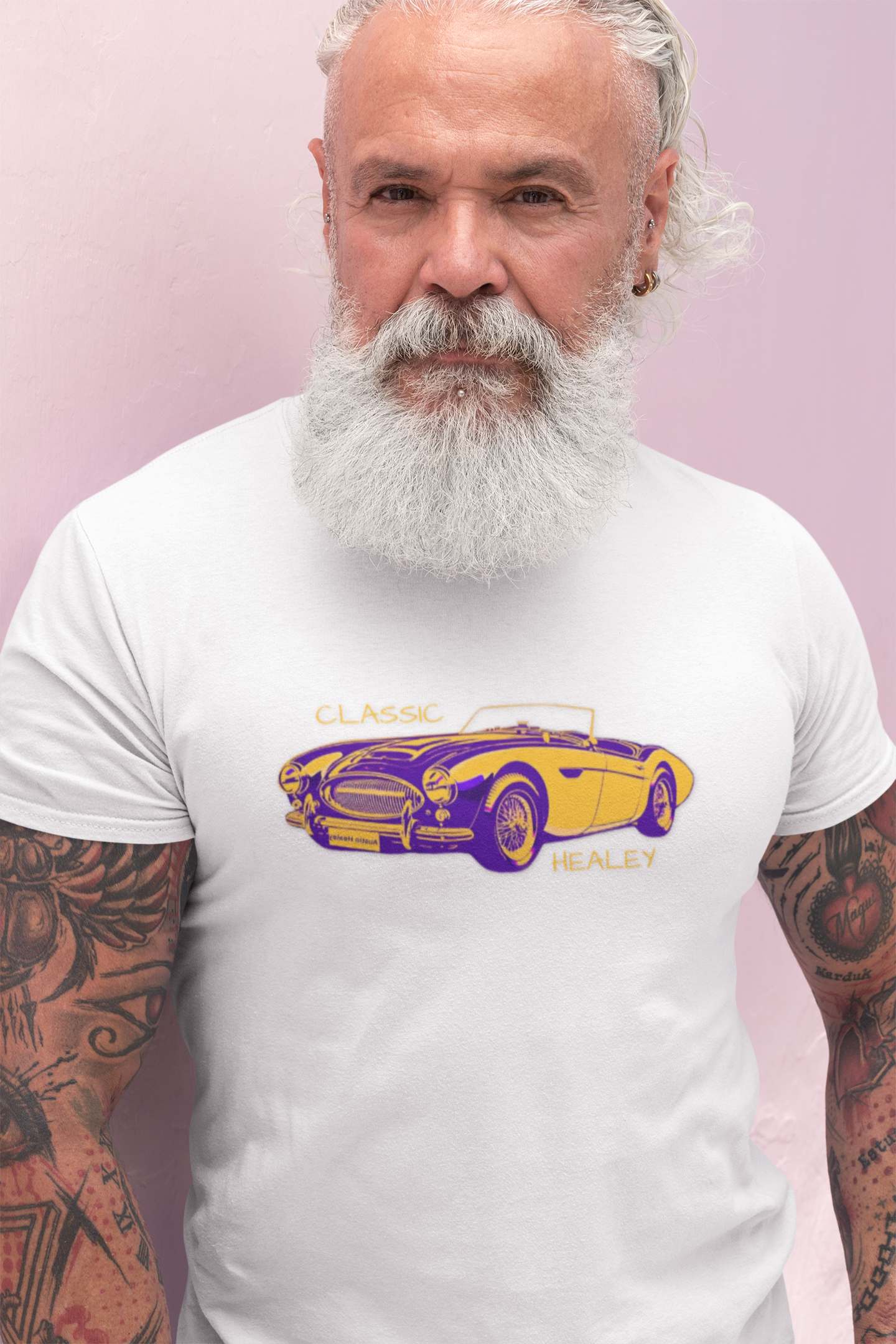 Retro Pop Art Roadster Tee | Bold Vintage Sports Car Shirt