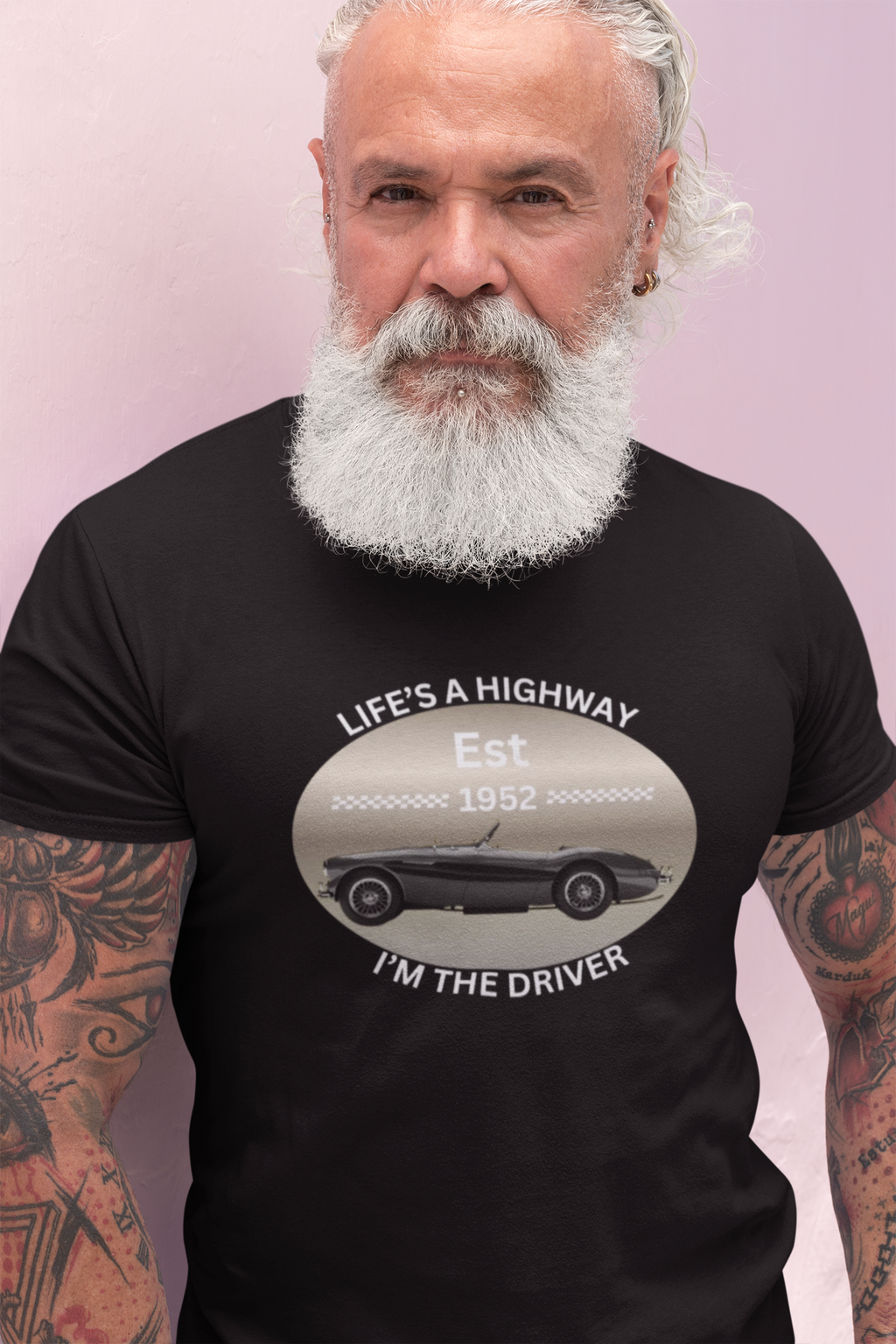 Life's a Highway I'm the Driver Tee | Classic Car Gift Shirt