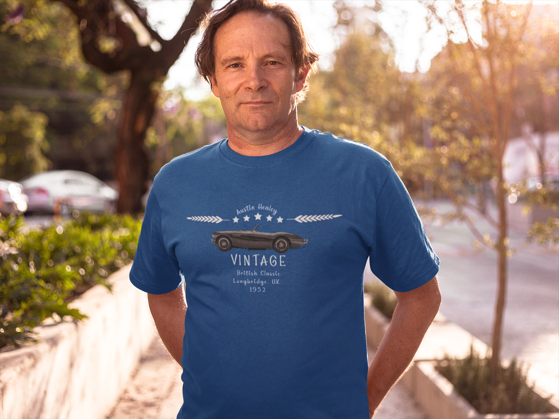 Copy of Austin Healey Classic Car T-Shirt -British Roadster Shirt