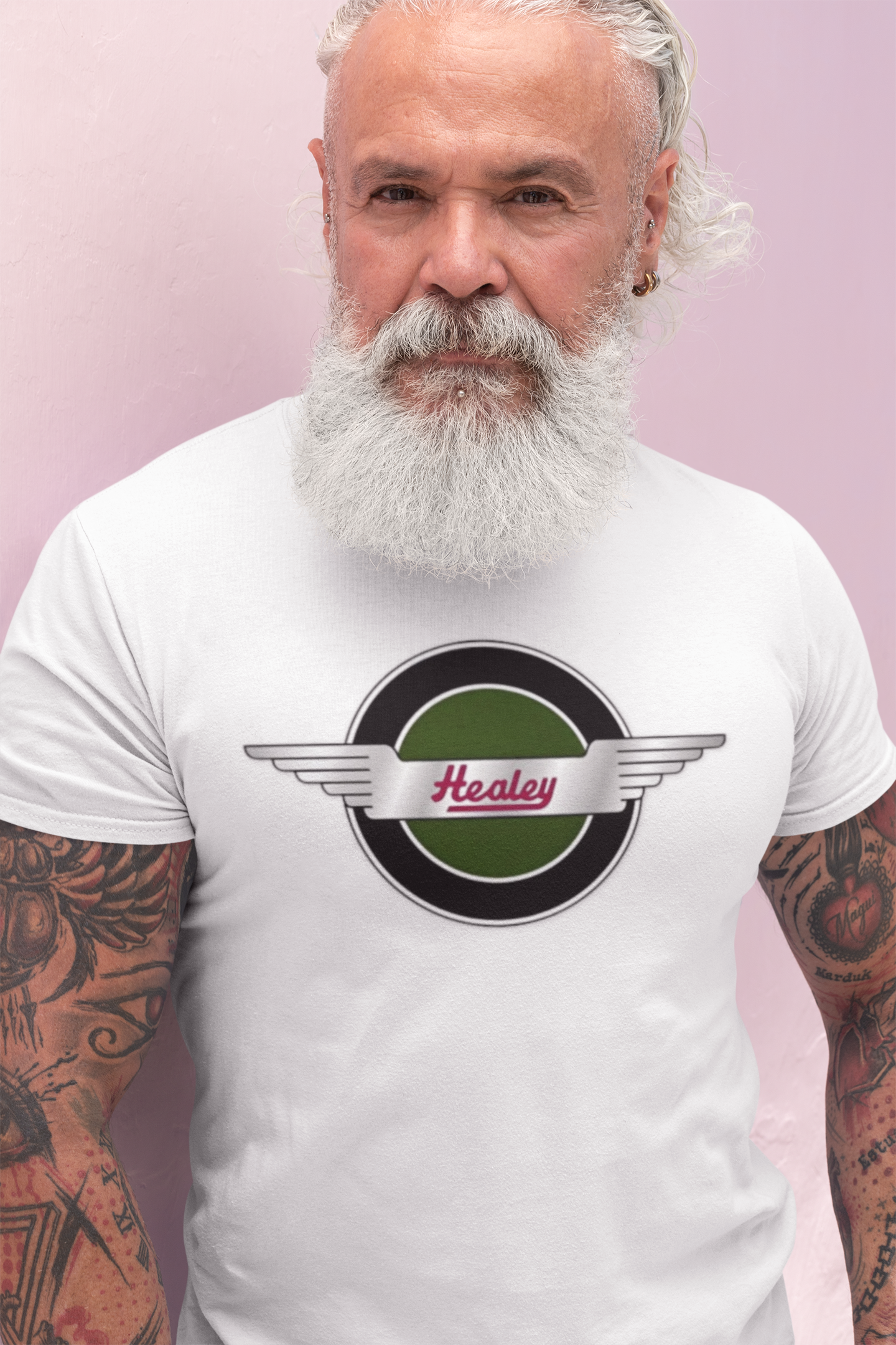 Vintage Healey Badge Tee | Classic Car Enthusiast Gift
