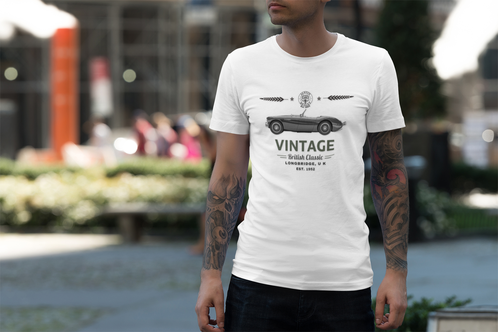 Vintage Austin Healey T-Shirt - British Classic - Est. 1952 Tee