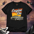 Retro Classic Car Tee | Engine On Vintage Gift Shirt