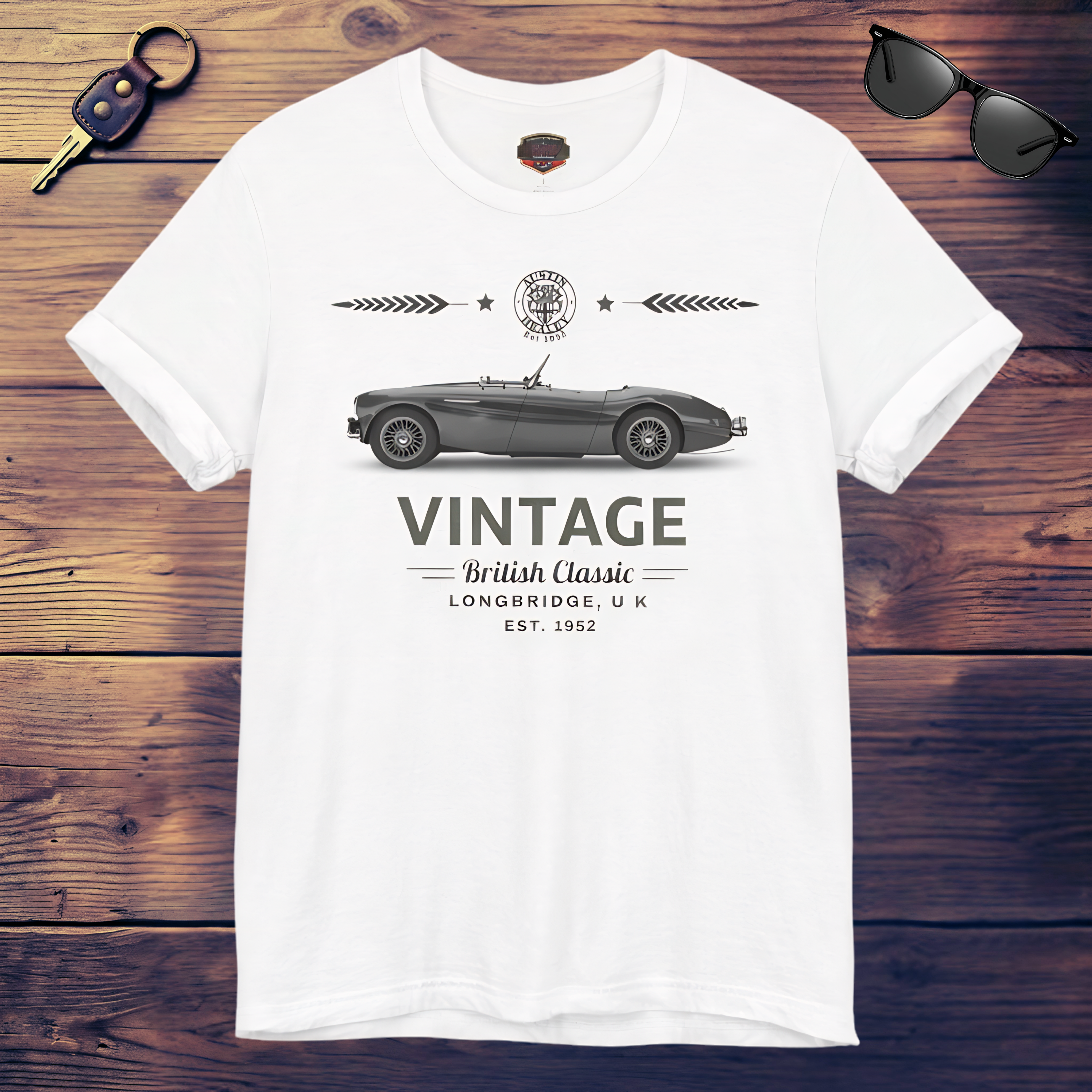 Vintage Austin Healey T-Shirt - British Classic - Est. 1952 Tee