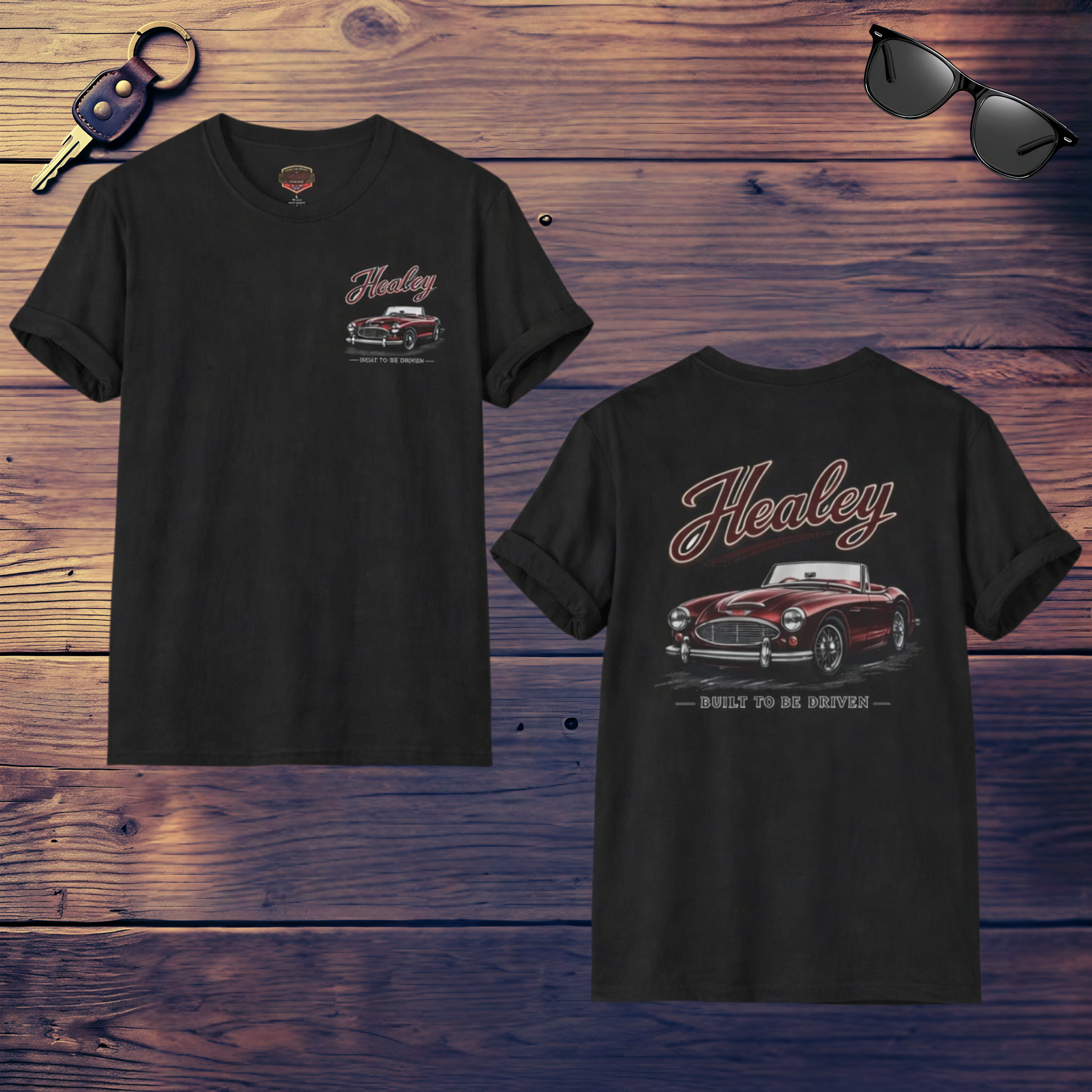 Austin Healey 3000 T-Shirt - Built to Be Driven - Healey Threads Tee