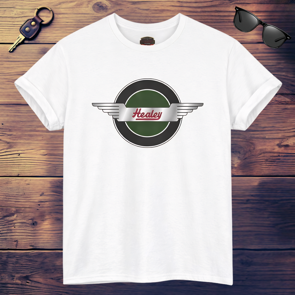 Austin-Healey Heritage Emblem Tee – UK Classic Car T-Shirt