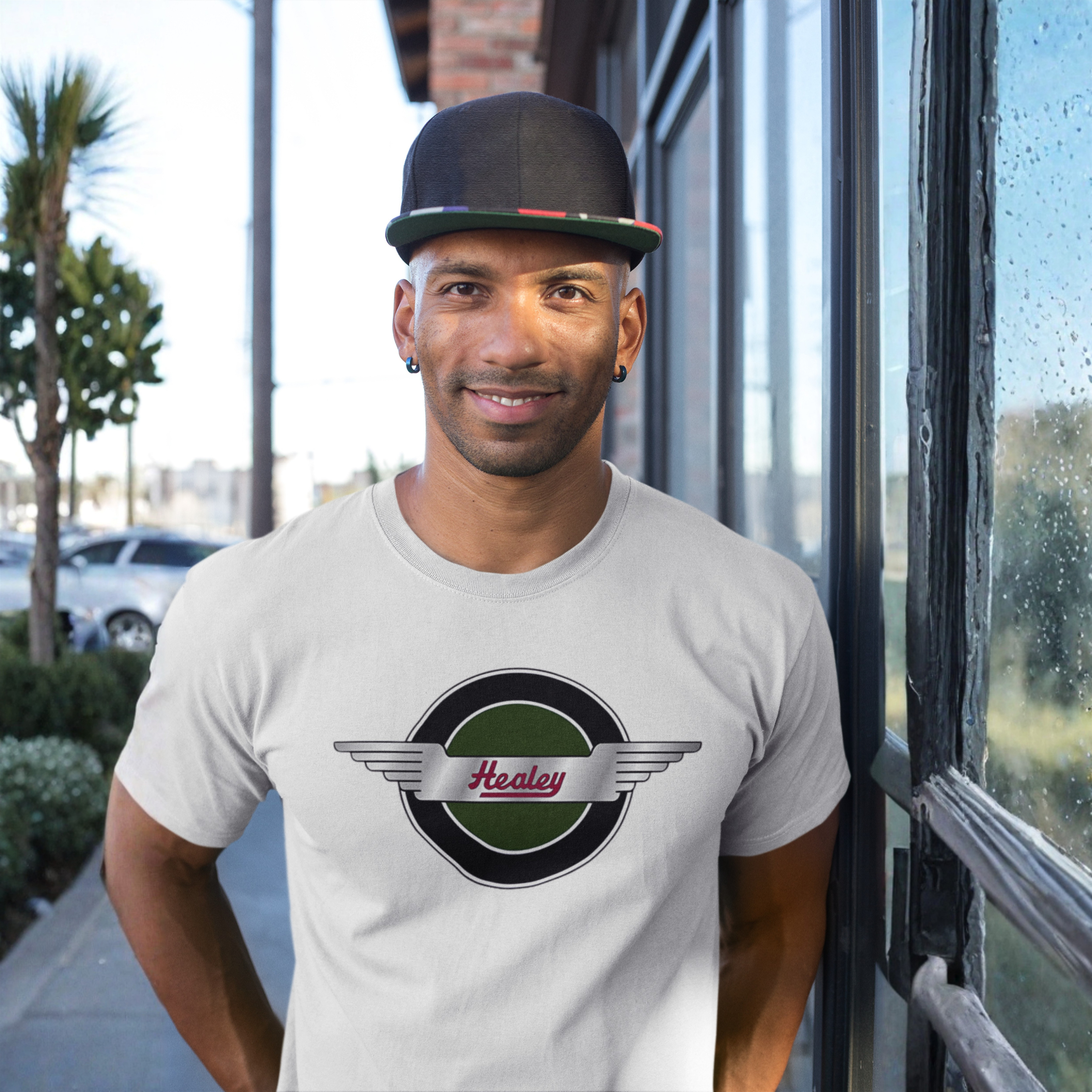 Vintage Healey Badge Tee | Classic Car Enthusiast Gift