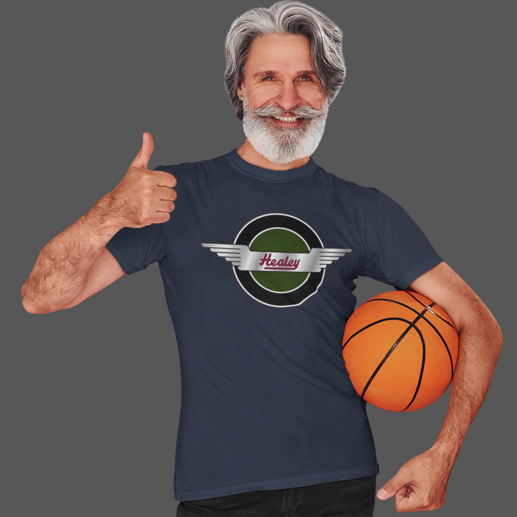 Vintage Healey Badge Tee | Classic Car Enthusiast Gift