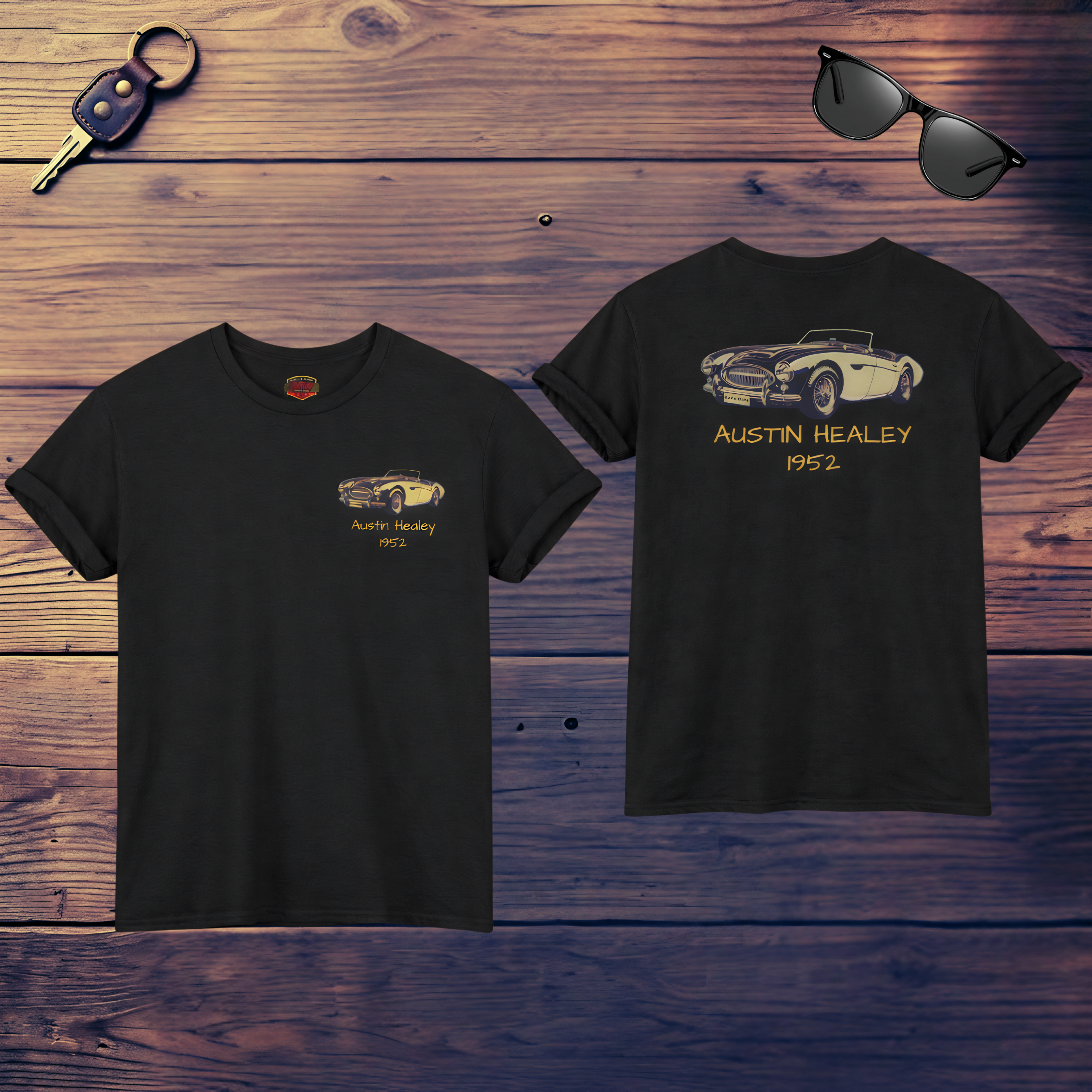 Austin Healey 1952 T-Shirt - Vintage British Sports Car Tee