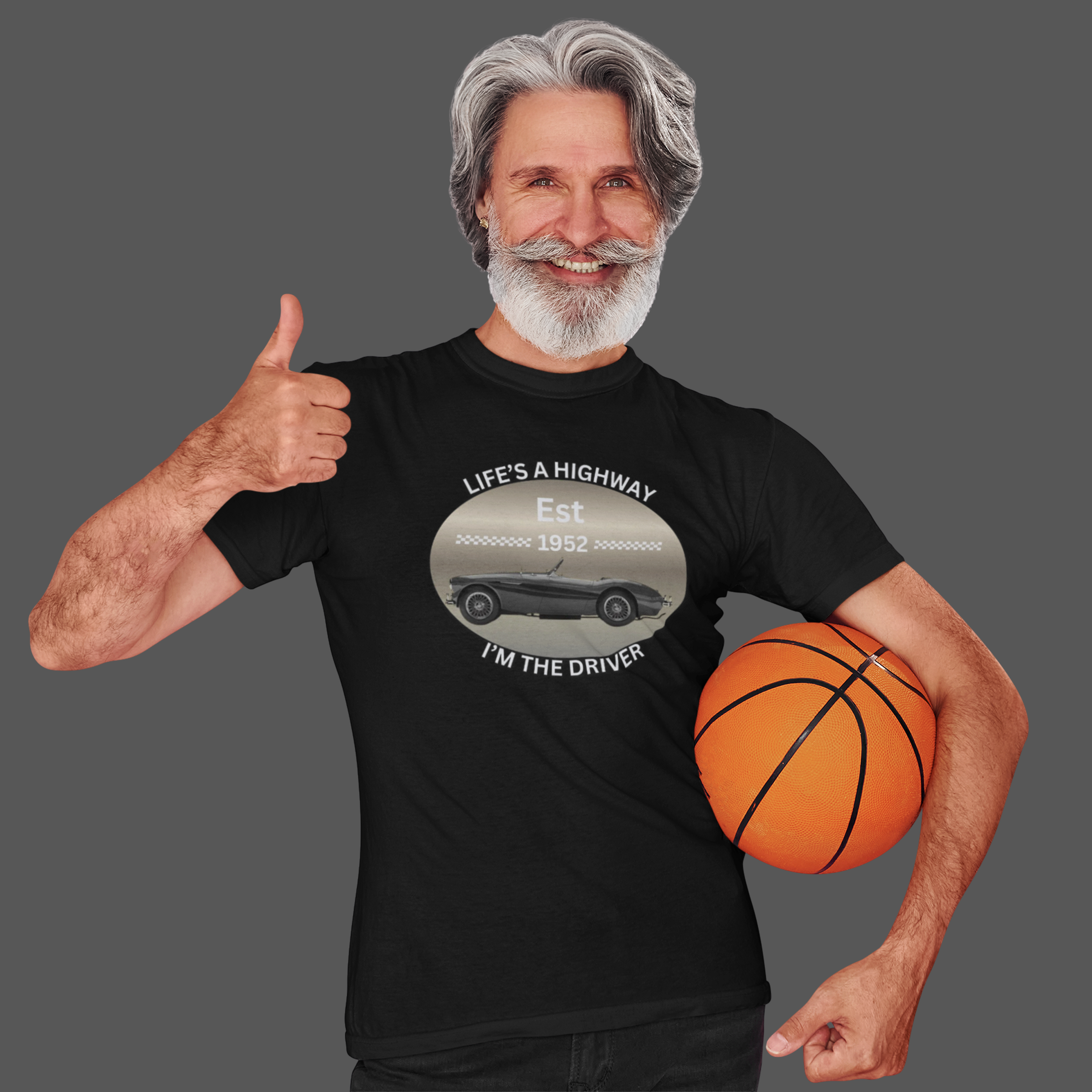 Life's a Highway I'm the Driver Tee | Classic Car Gift Shirt