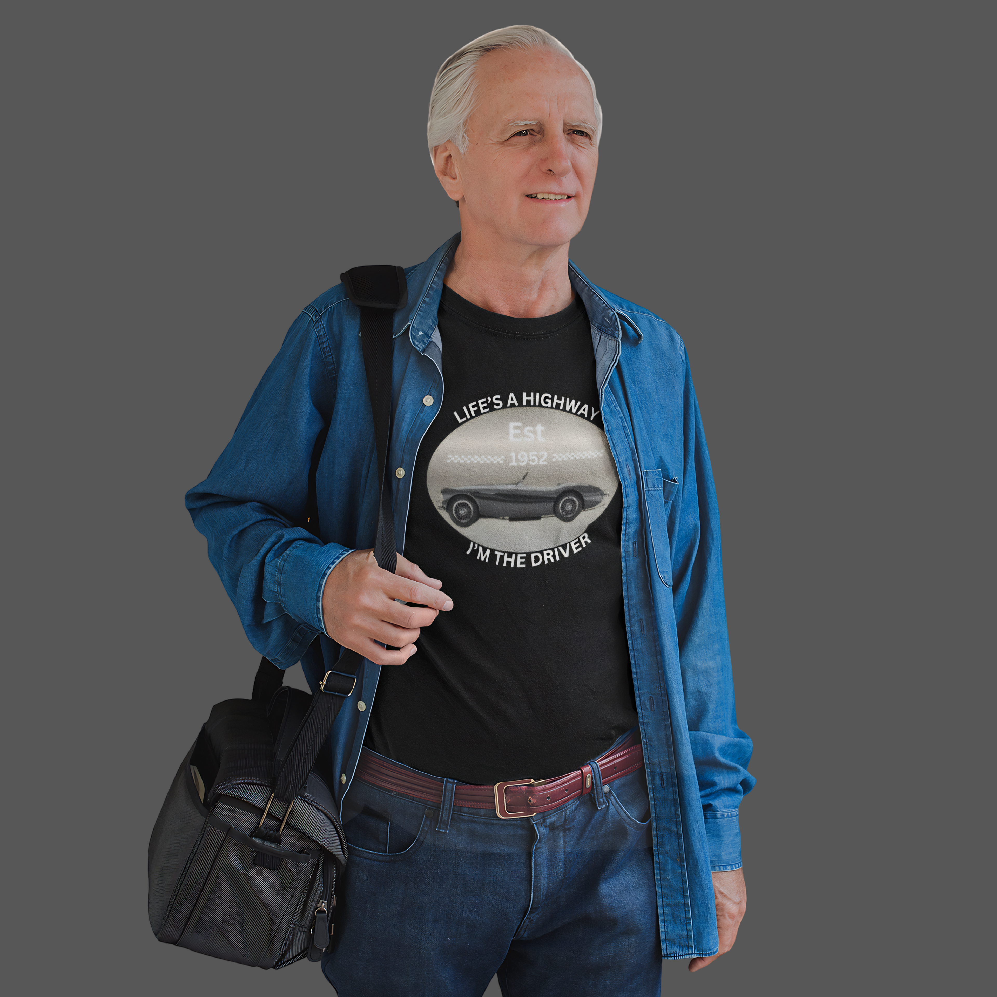 Life's a Highway I'm the Driver Tee | Classic Car Gift Shirt