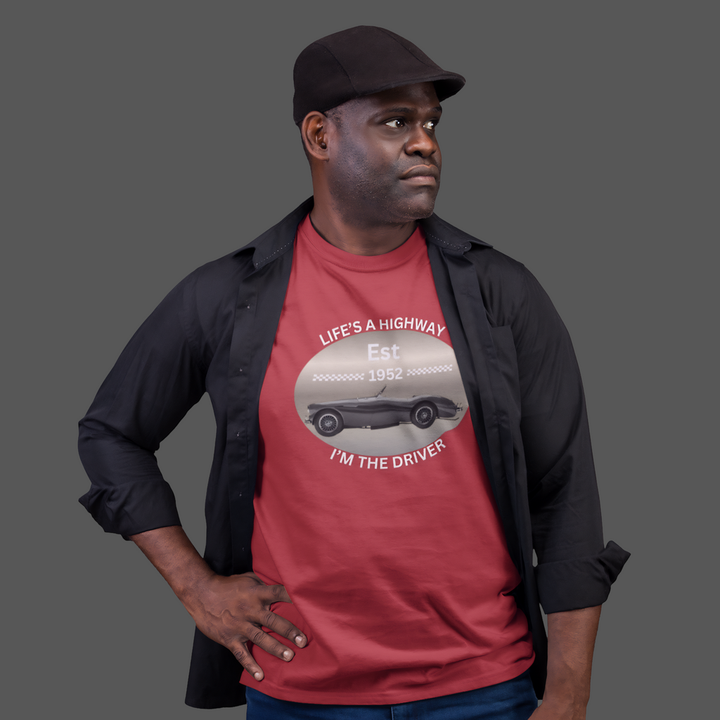 Life's a Highway I'm the Driver Tee | Classic Car Gift Shirt