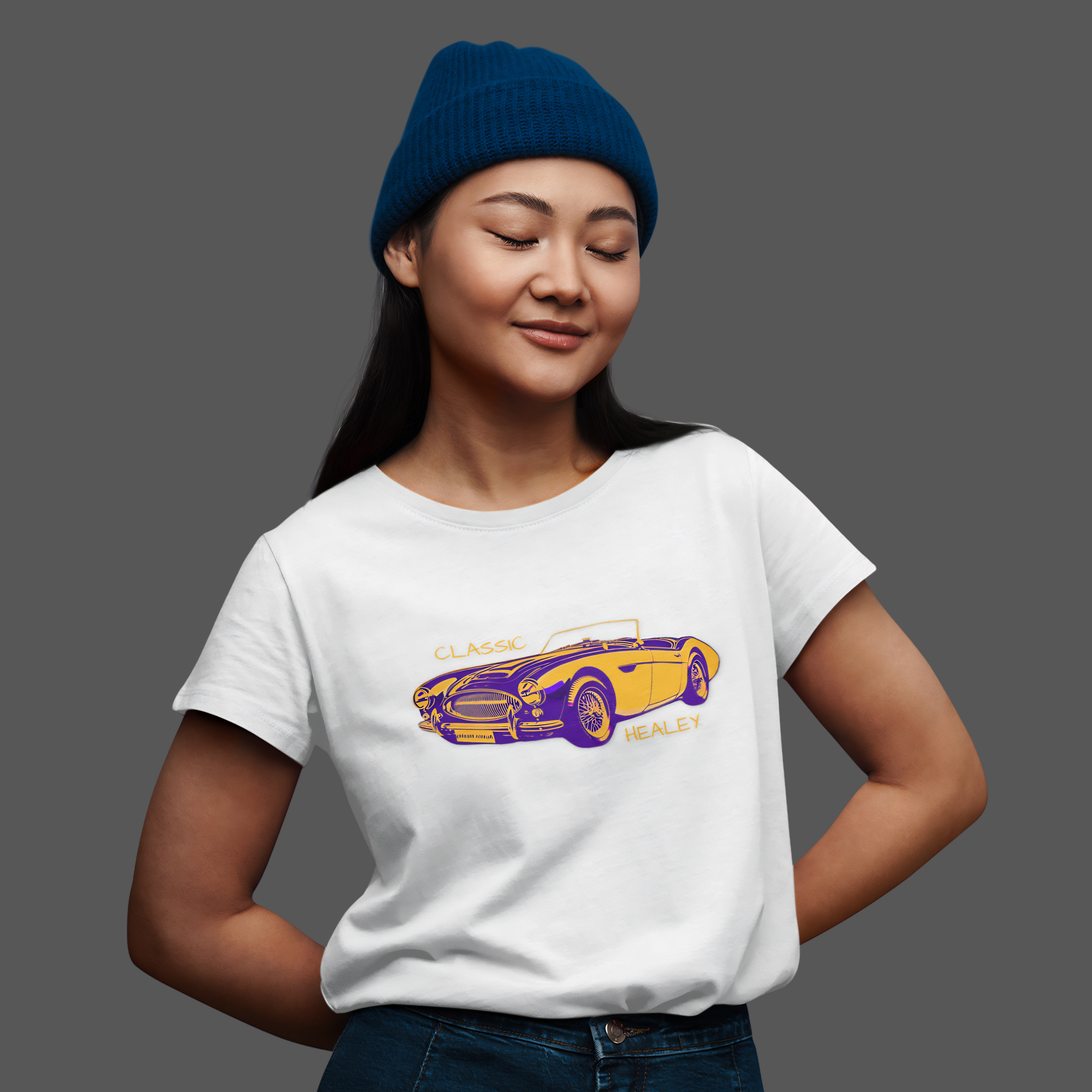 Retro Pop Art Roadster Tee | Bold Vintage Sports Car Shirt