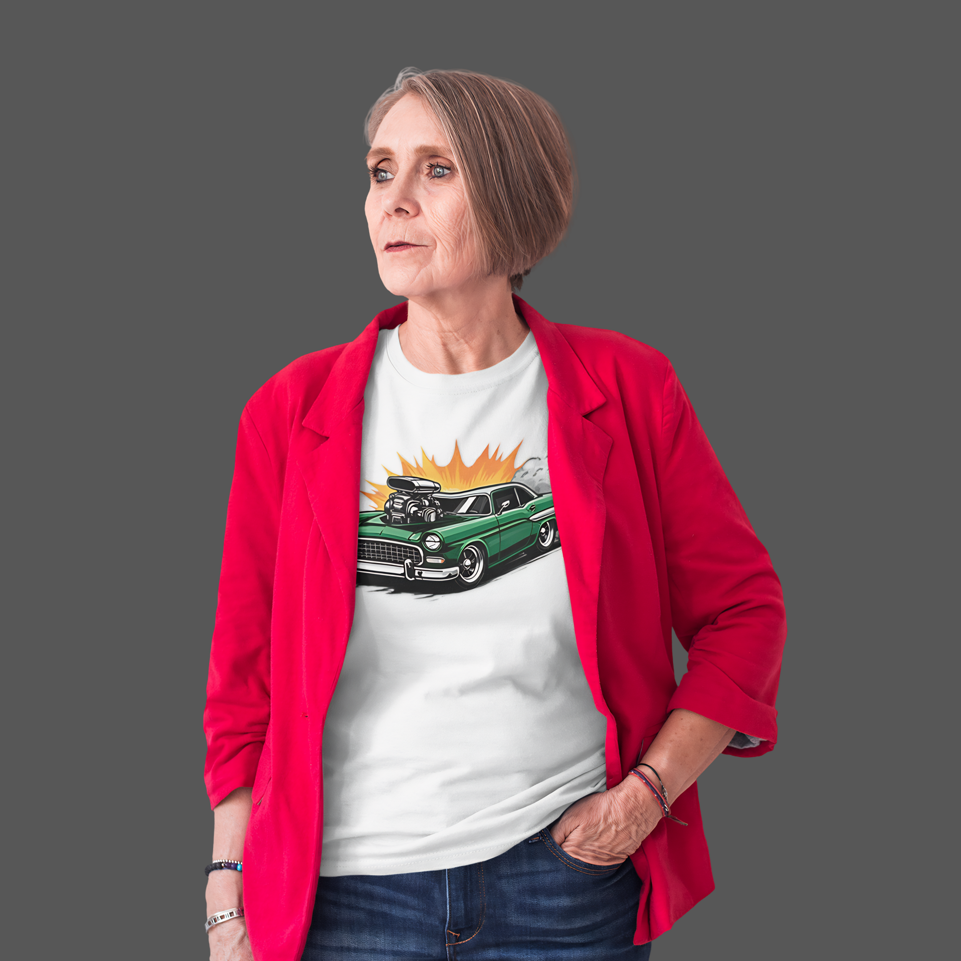 Blown Engine Hot Rod Tee | Retro Muscle Car Graphic Shirt