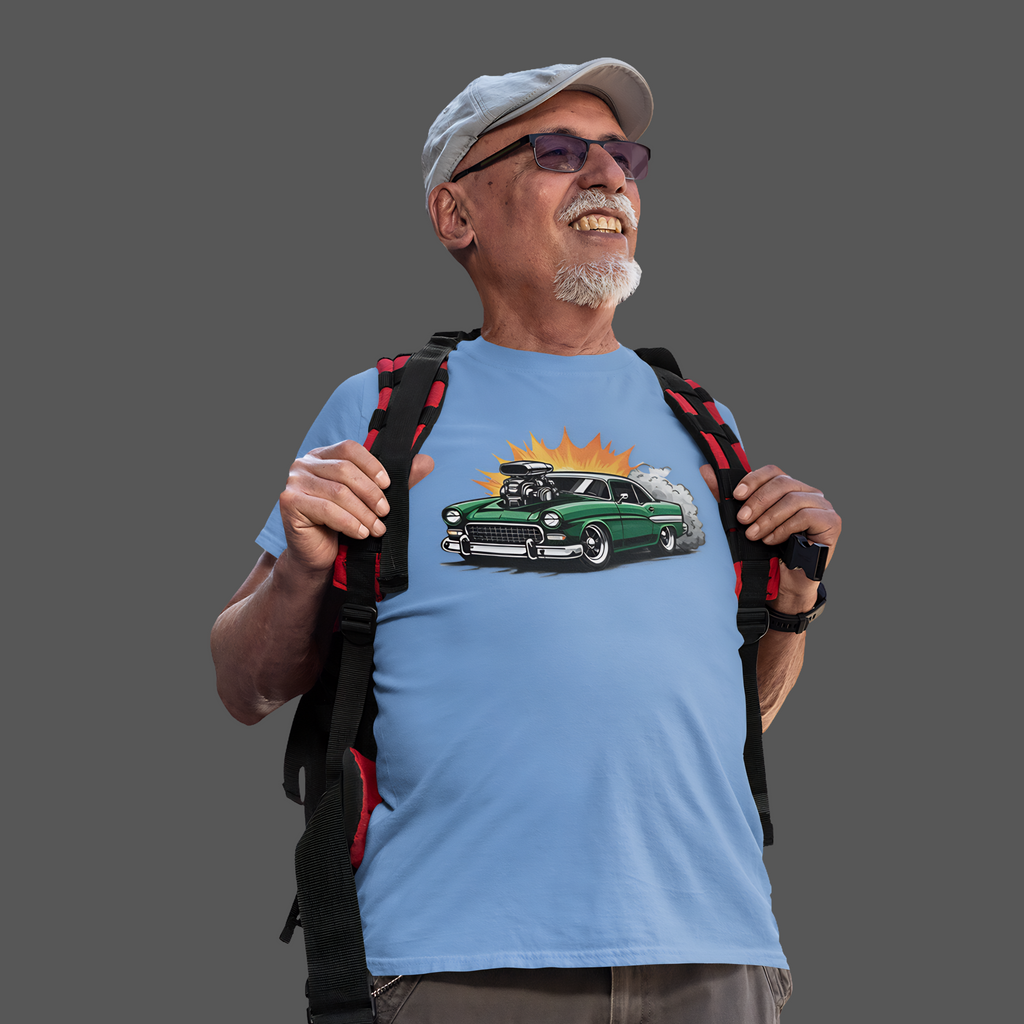 Blown Engine Hot Rod Tee | Retro Muscle Car Graphic Shirt