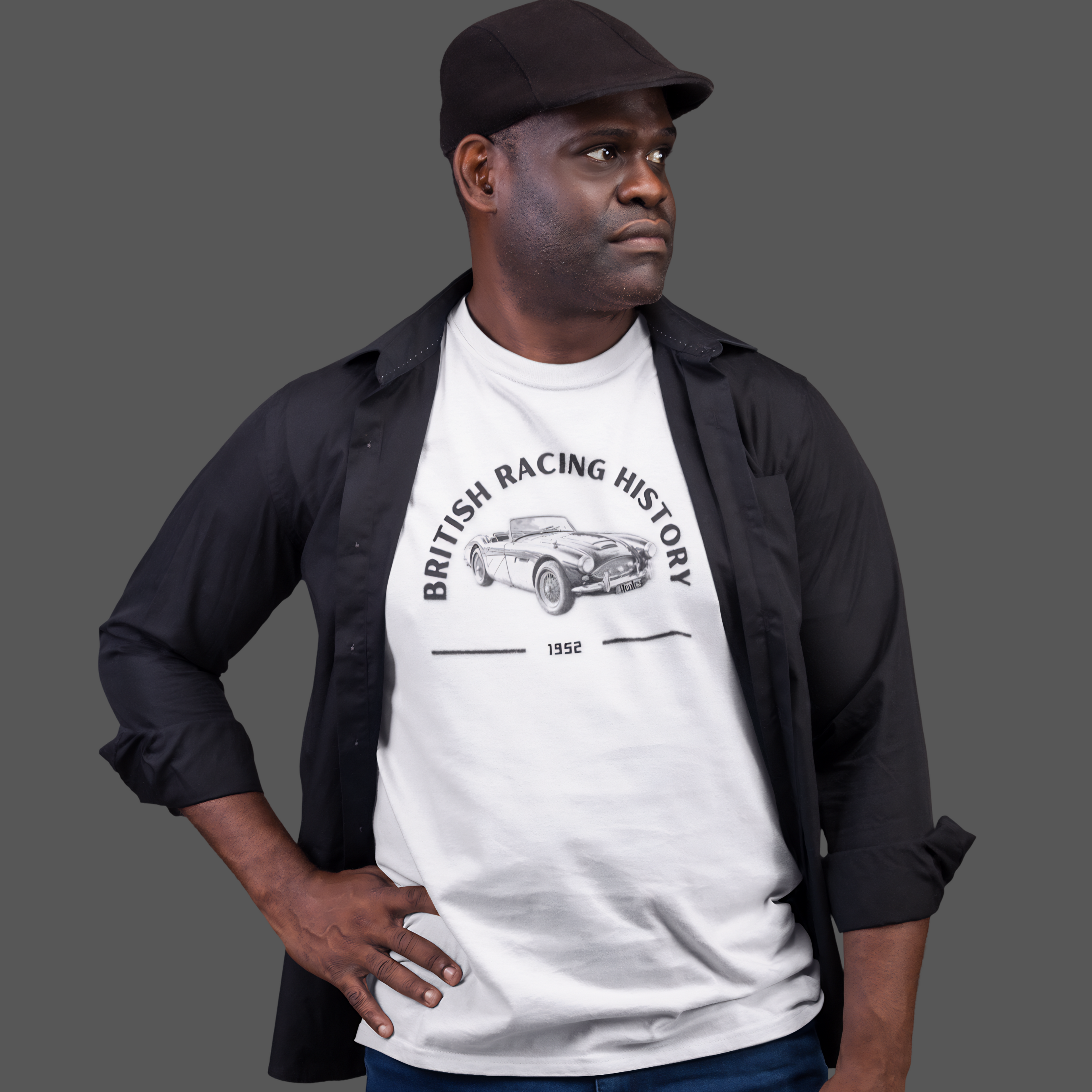 British Racing History Roadster Tee | Vintage Car Shirt