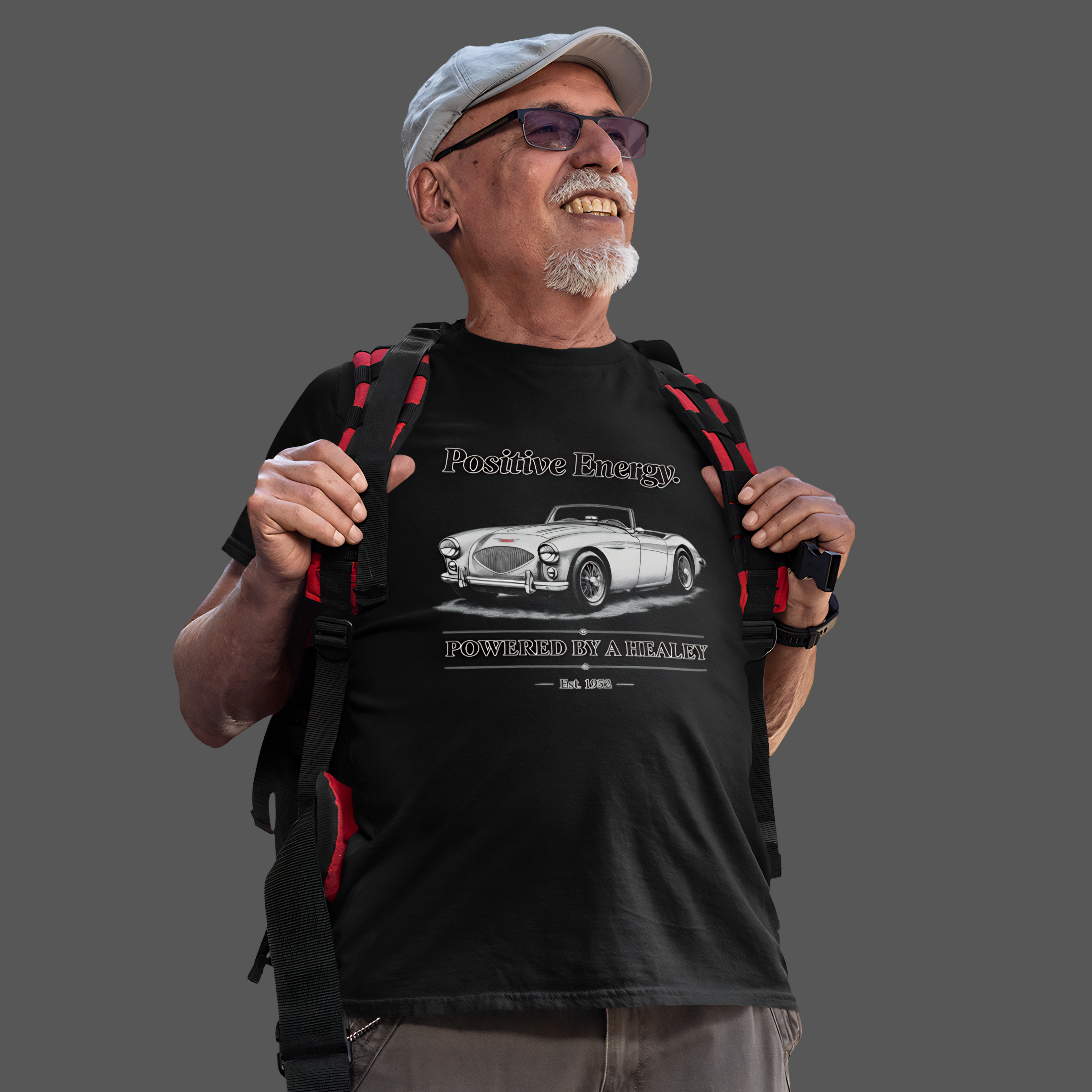 Positive Energy Vintage Roadster Tee | Classic Car T-Shirt