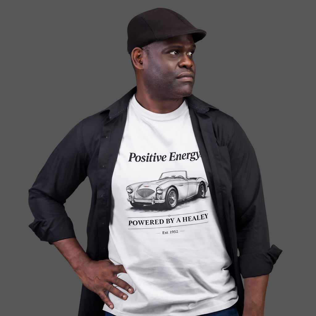 Positive Energy Vintage Roadster Tee | Classic Car T-Shirt
