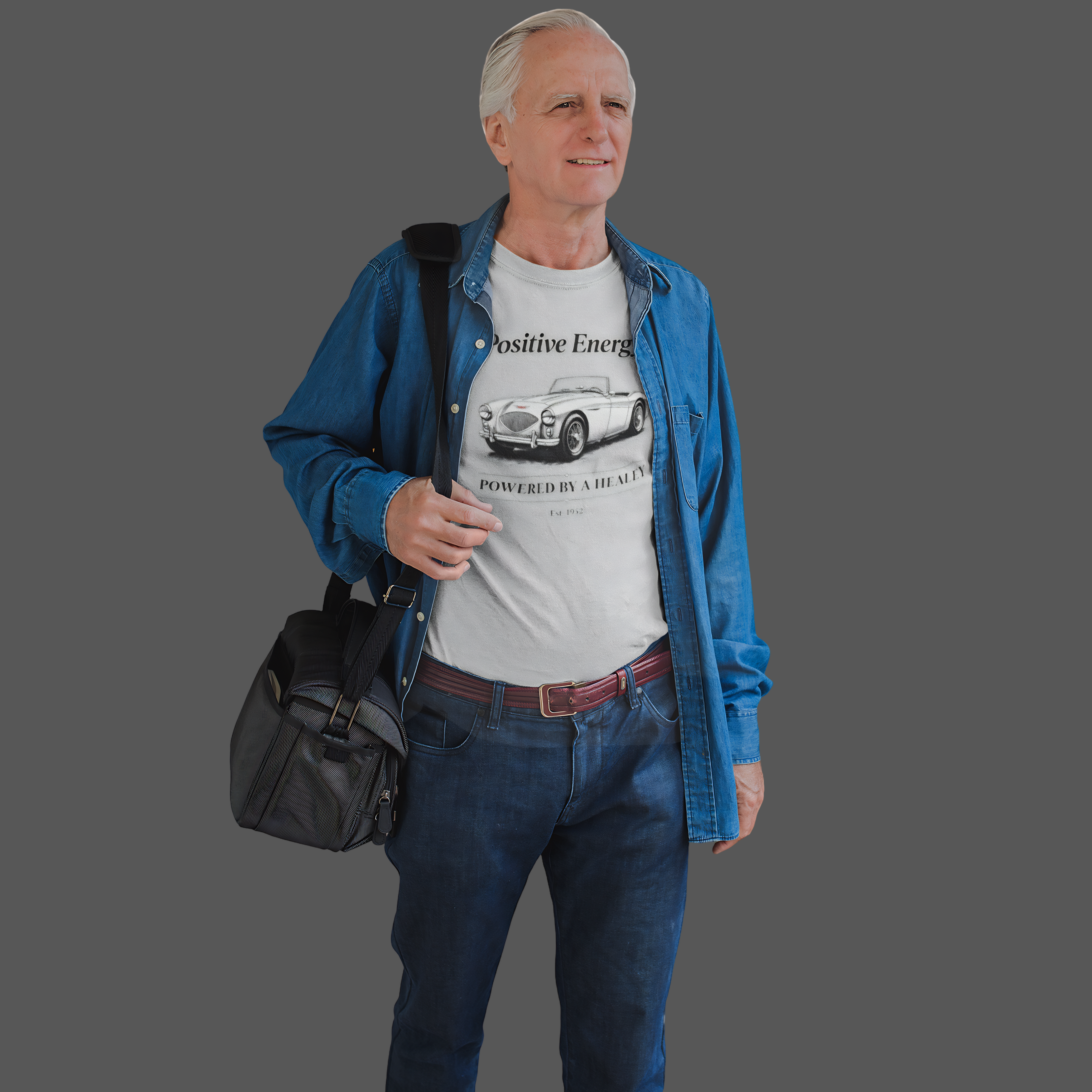 Positive Energy Vintage Roadster Tee | Classic Car T-Shirt