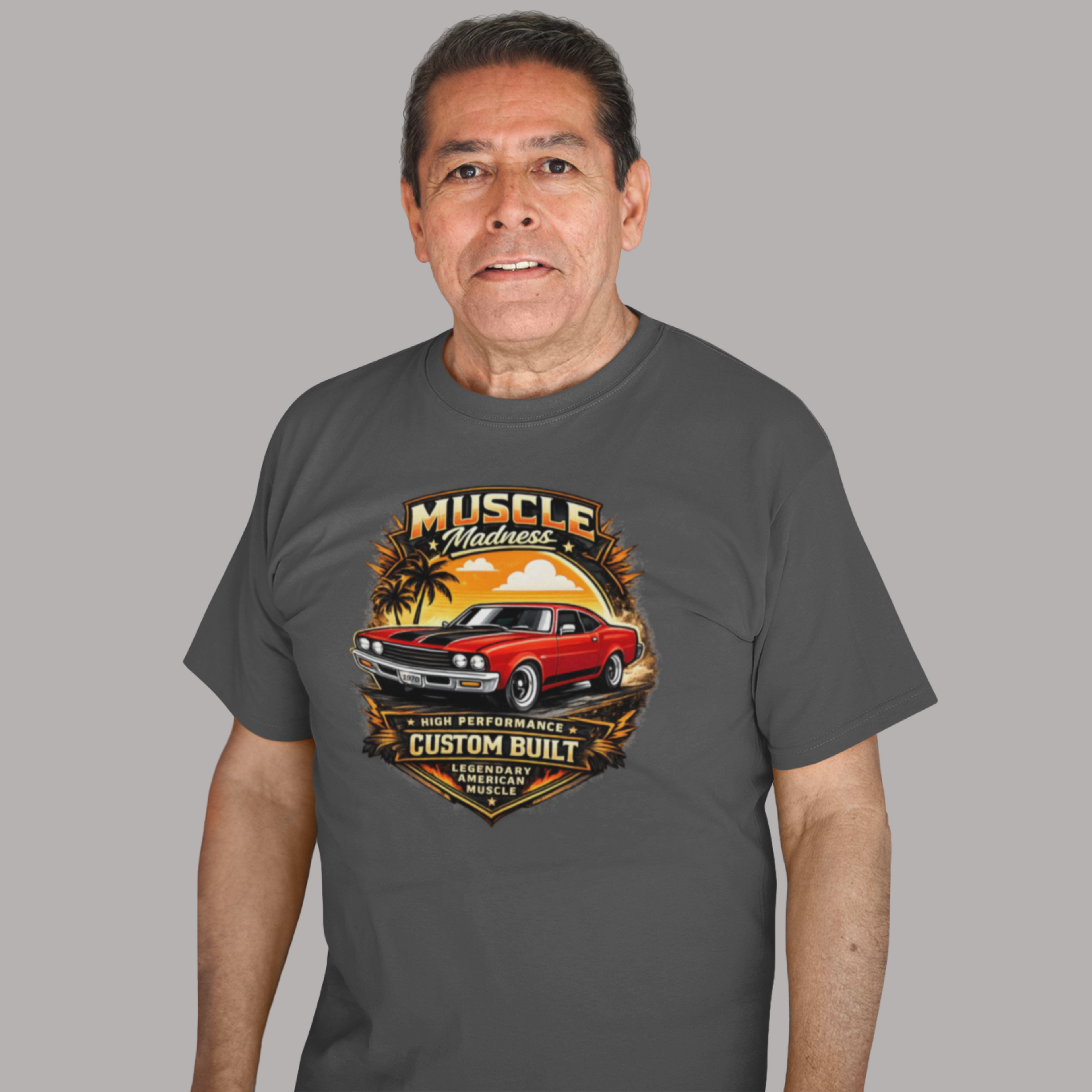 Muscle Madness Tee | Custom Built American Muscle Car T-Shirt