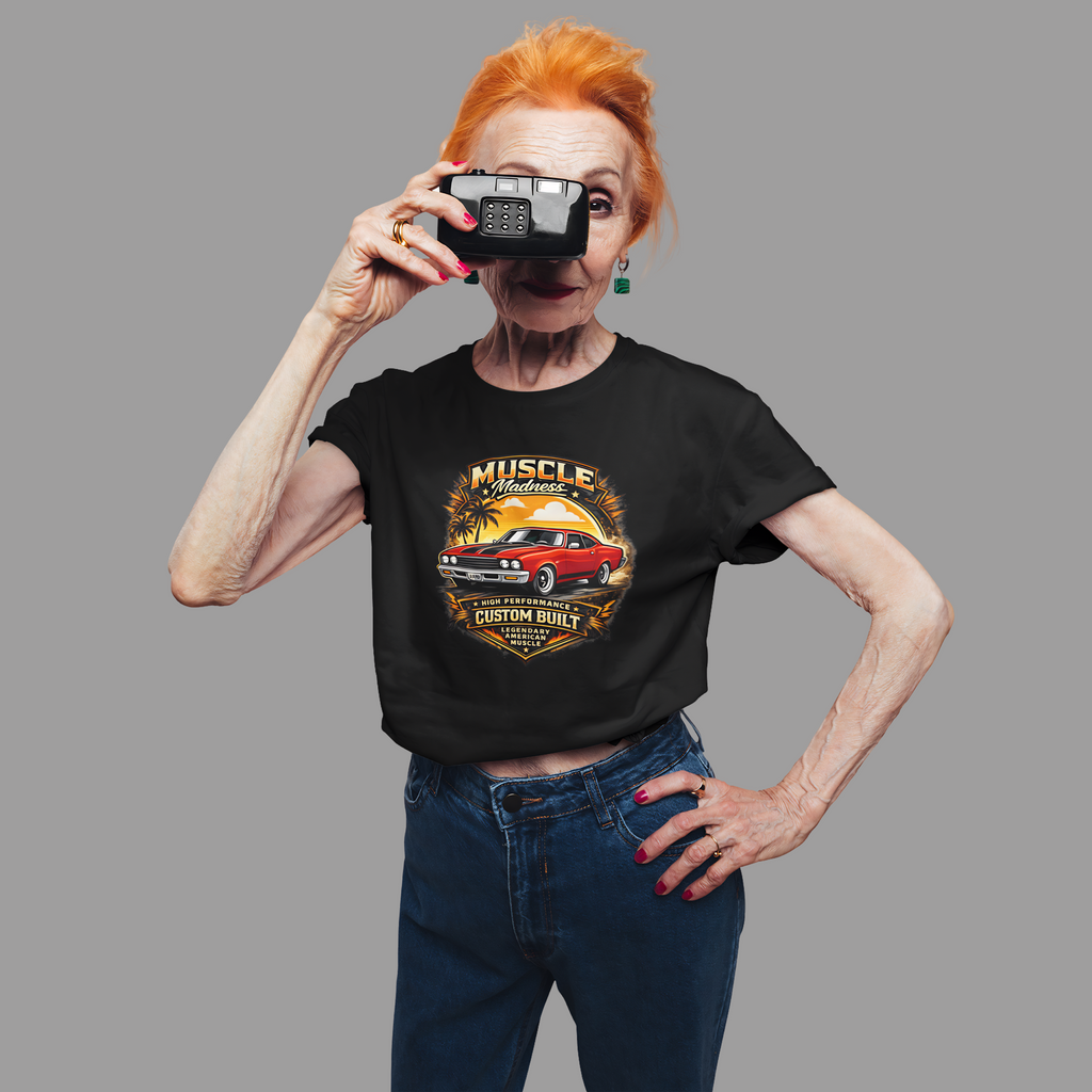 Muscle Madness Tee | Custom Built American Muscle Car T-Shirt