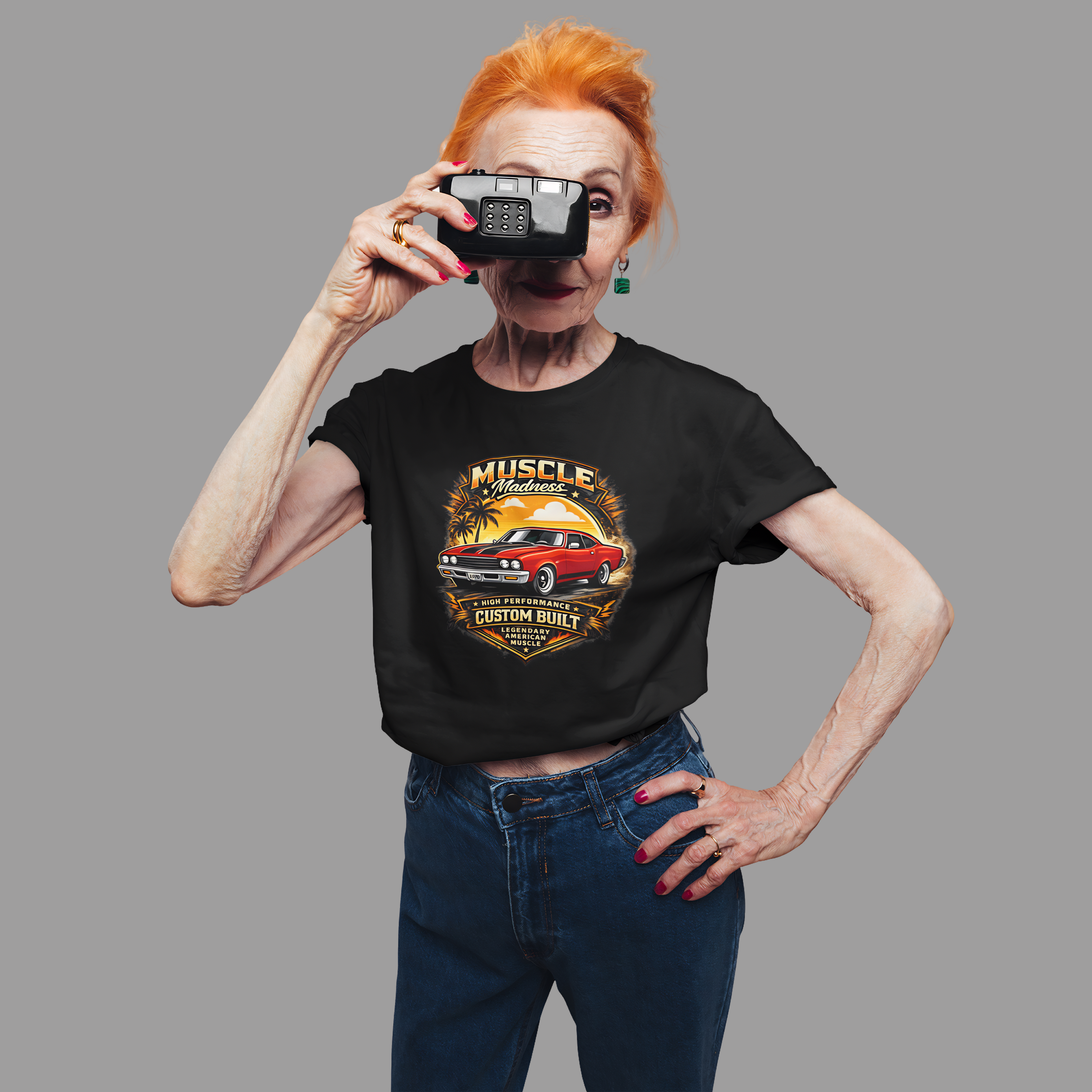 Muscle Madness Tee | Custom Built American Muscle Car T-Shirt