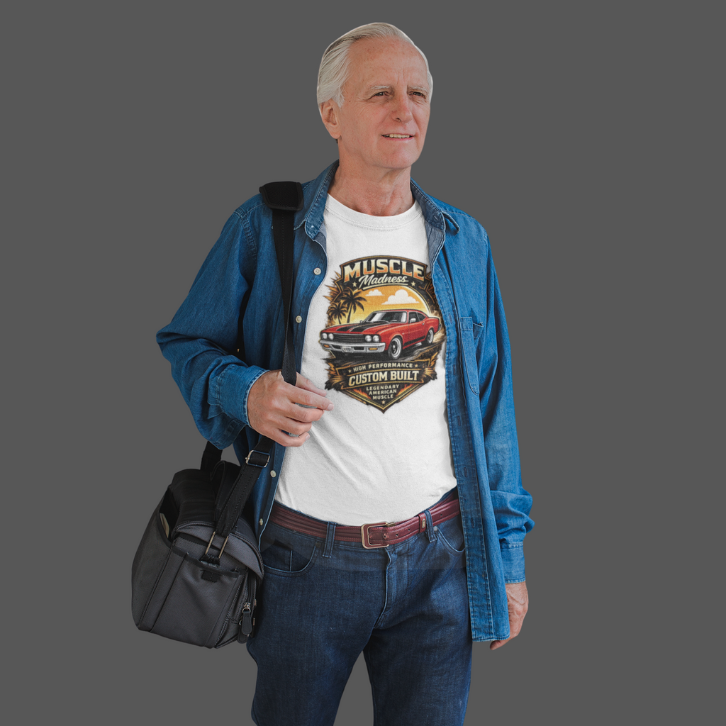 Muscle Madness Tee | Custom Built American Muscle Car T-Shirt