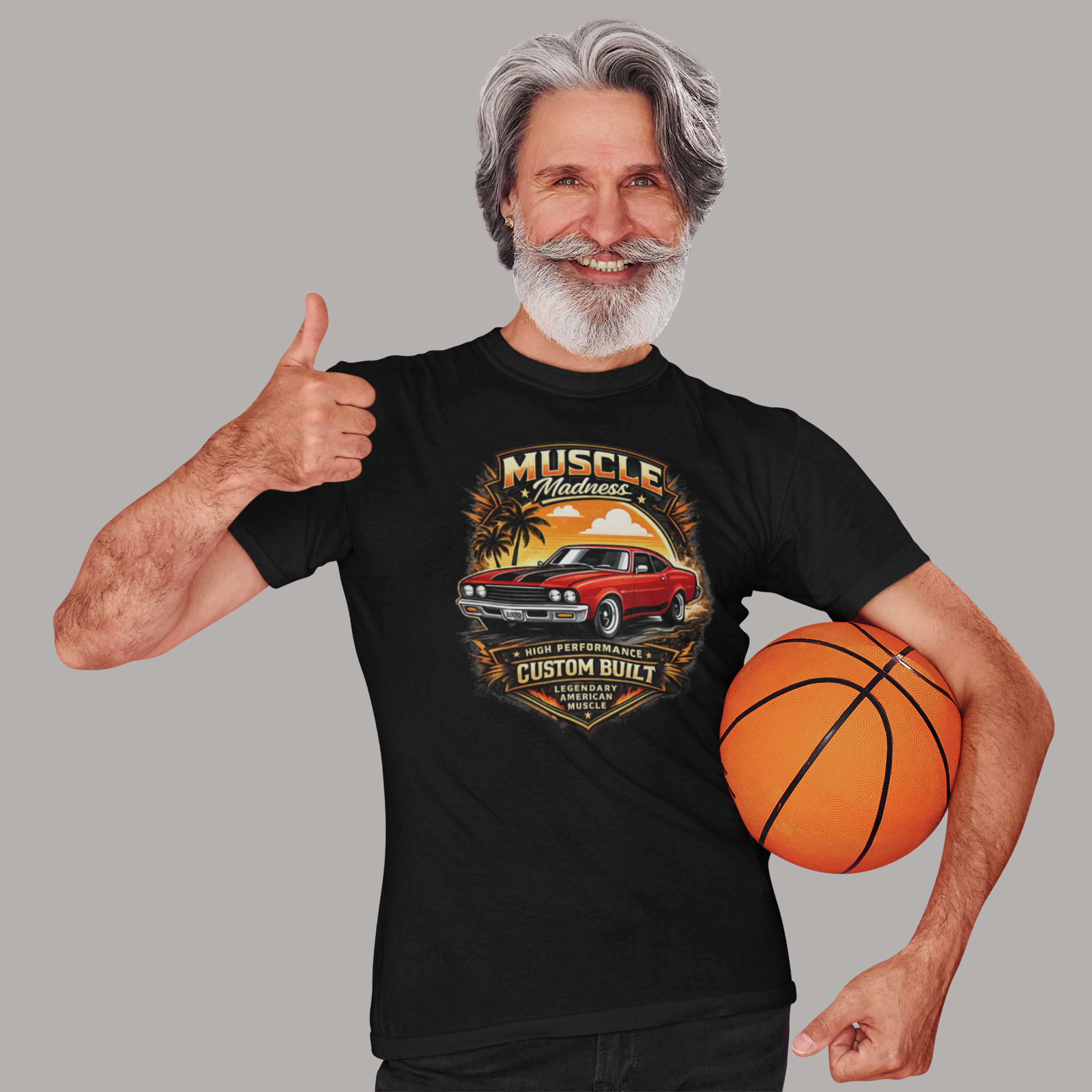 Muscle Madness Tee | Custom Built American Muscle Car T-Shirt