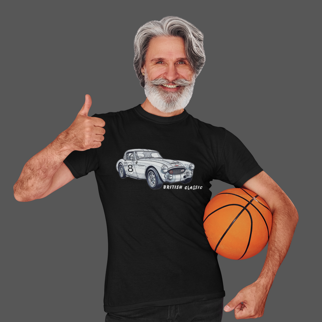 British Classic Roadster Tee | Vintage Racing Car Shirt