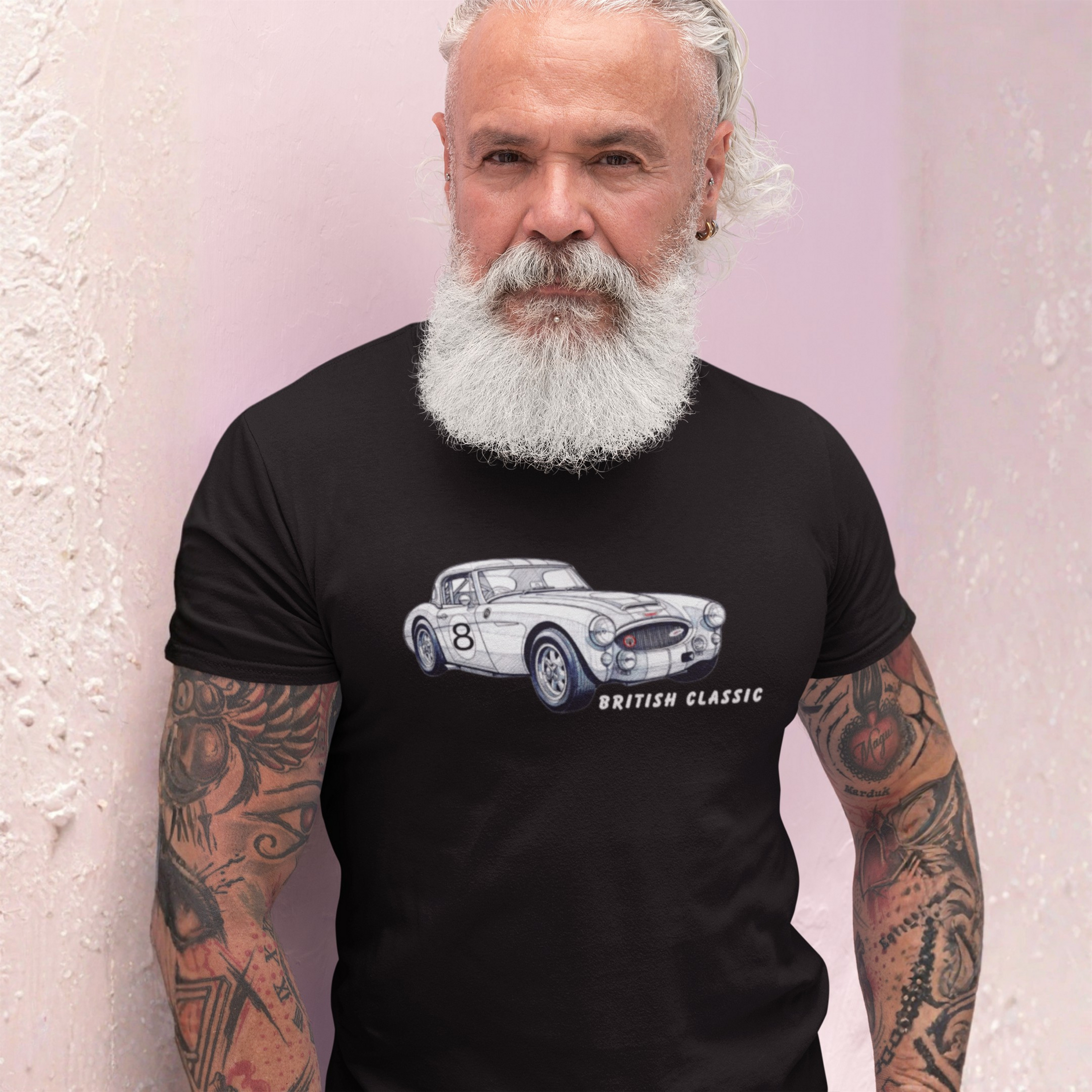 British Classic Roadster Tee | Vintage Racing Car Shirt