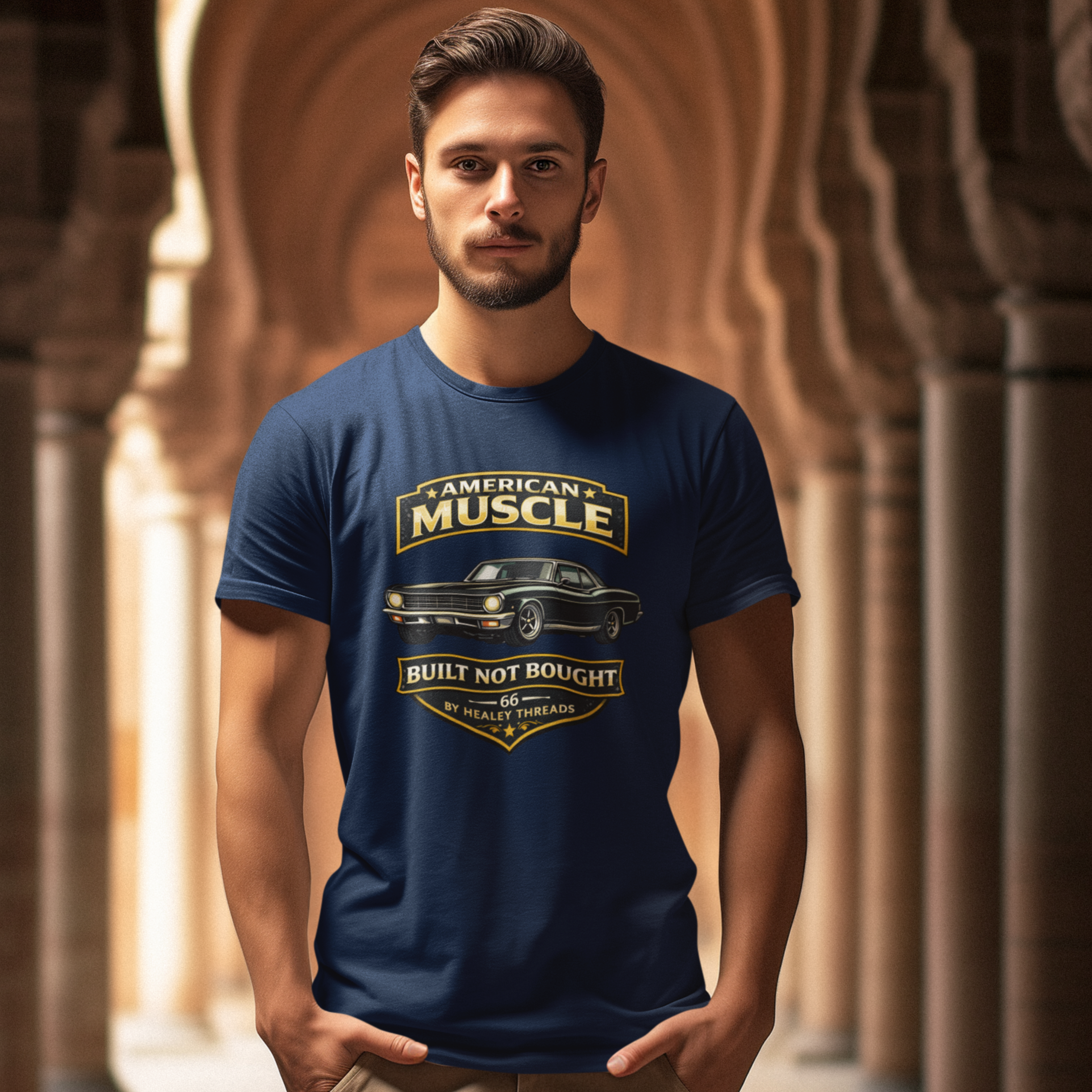 Built Not Bought American Muscle Tee | Classic Car T-Shirt