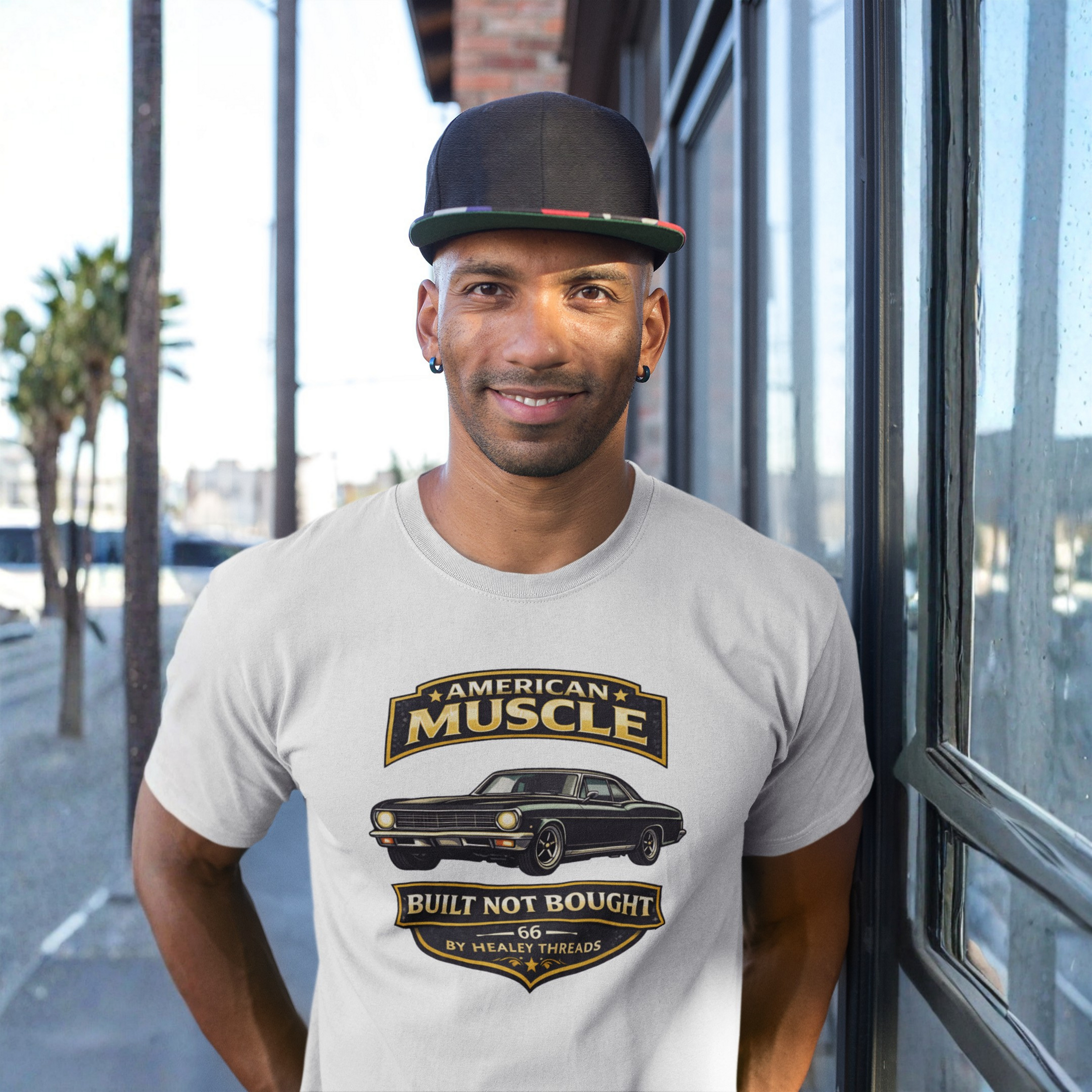 Built Not Bought American Muscle Tee | Classic Car T-Shirt