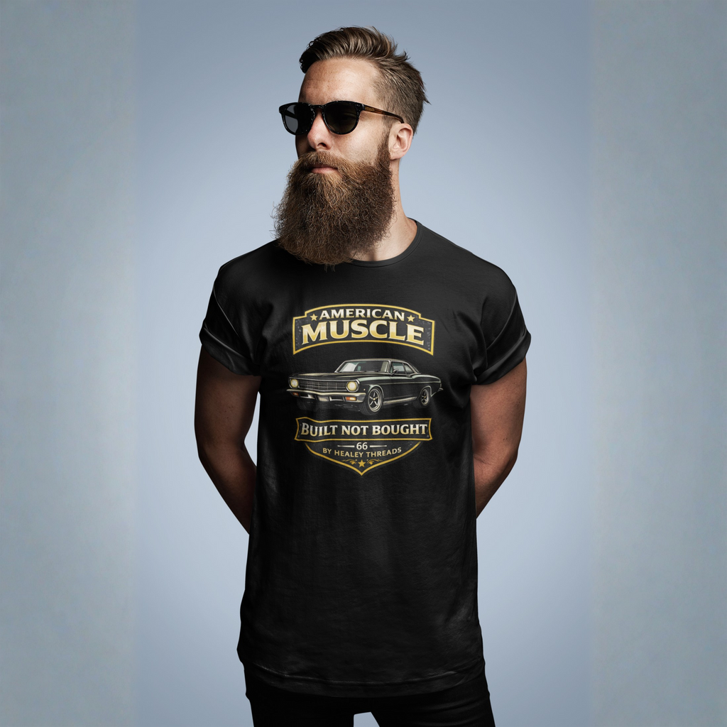 Built Not Bought American Muscle Tee | Classic Car T-Shirt