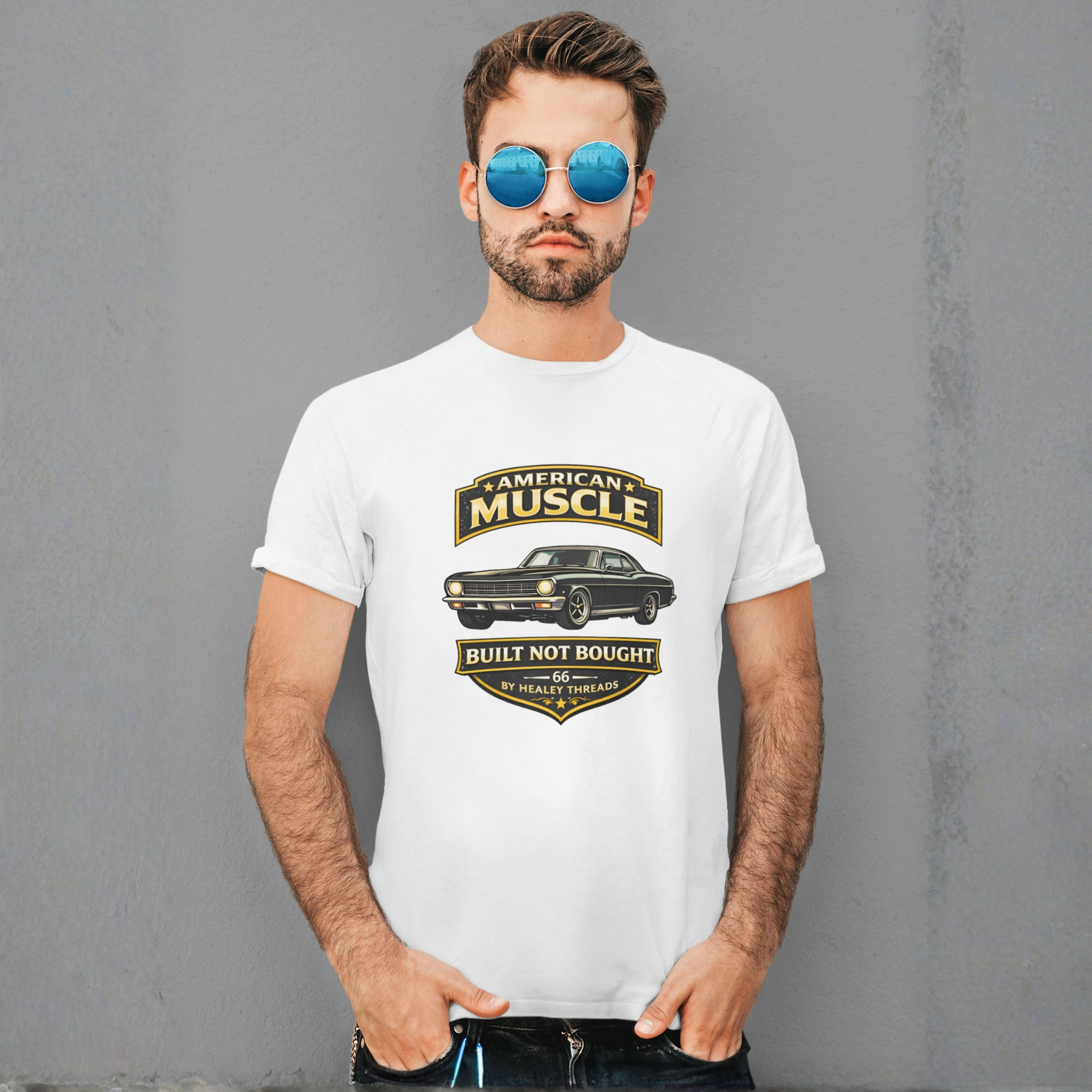 Built Not Bought American Muscle Tee | Classic Car T-Shirt