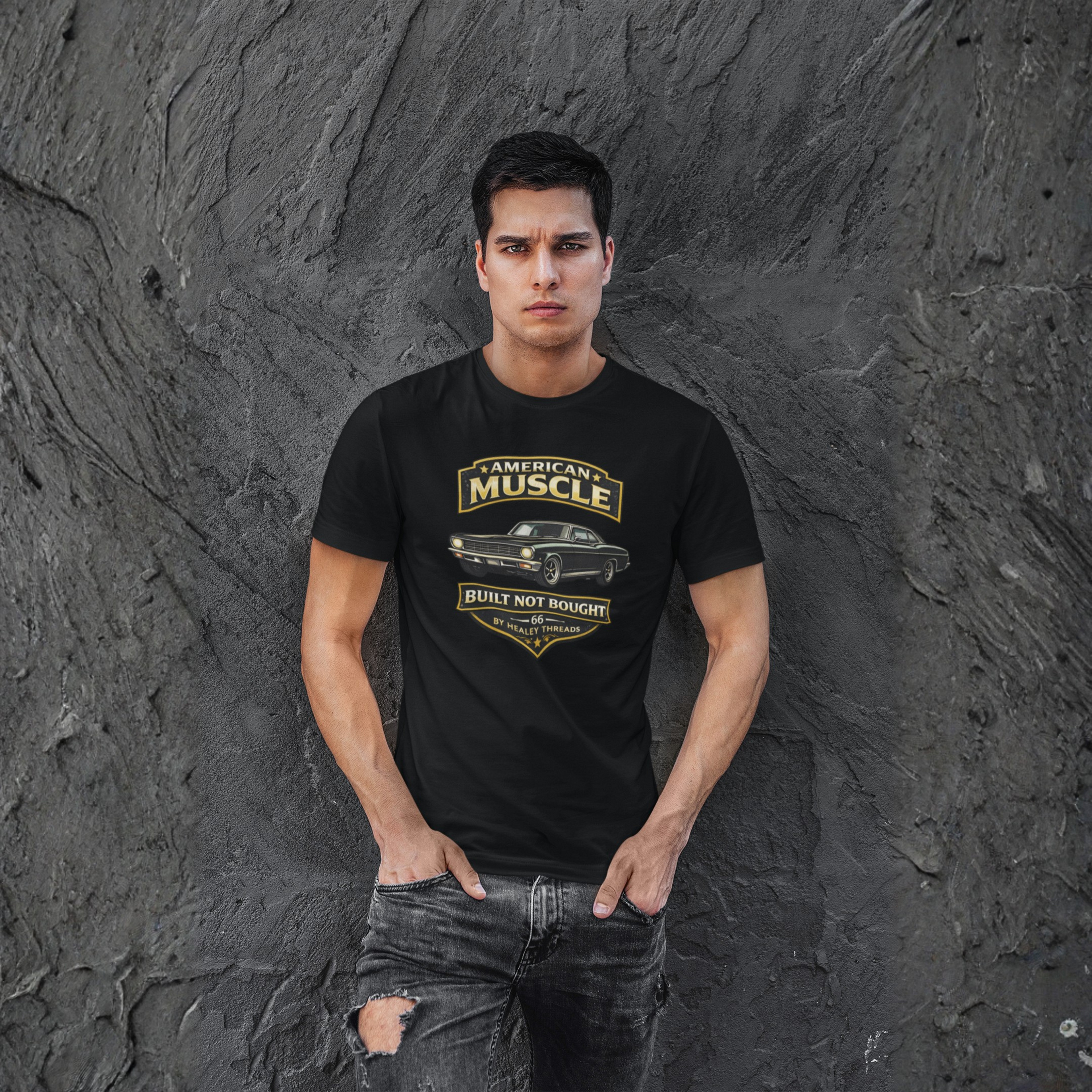 Built Not Bought American Muscle Tee | Classic Car T-Shirt