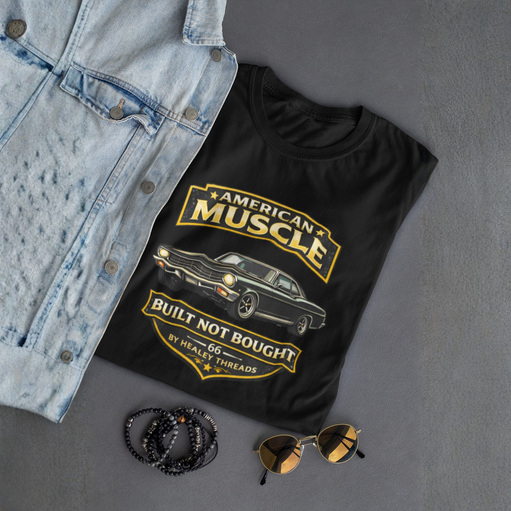Built Not Bought American Muscle Tee | Classic Car T-Shirt