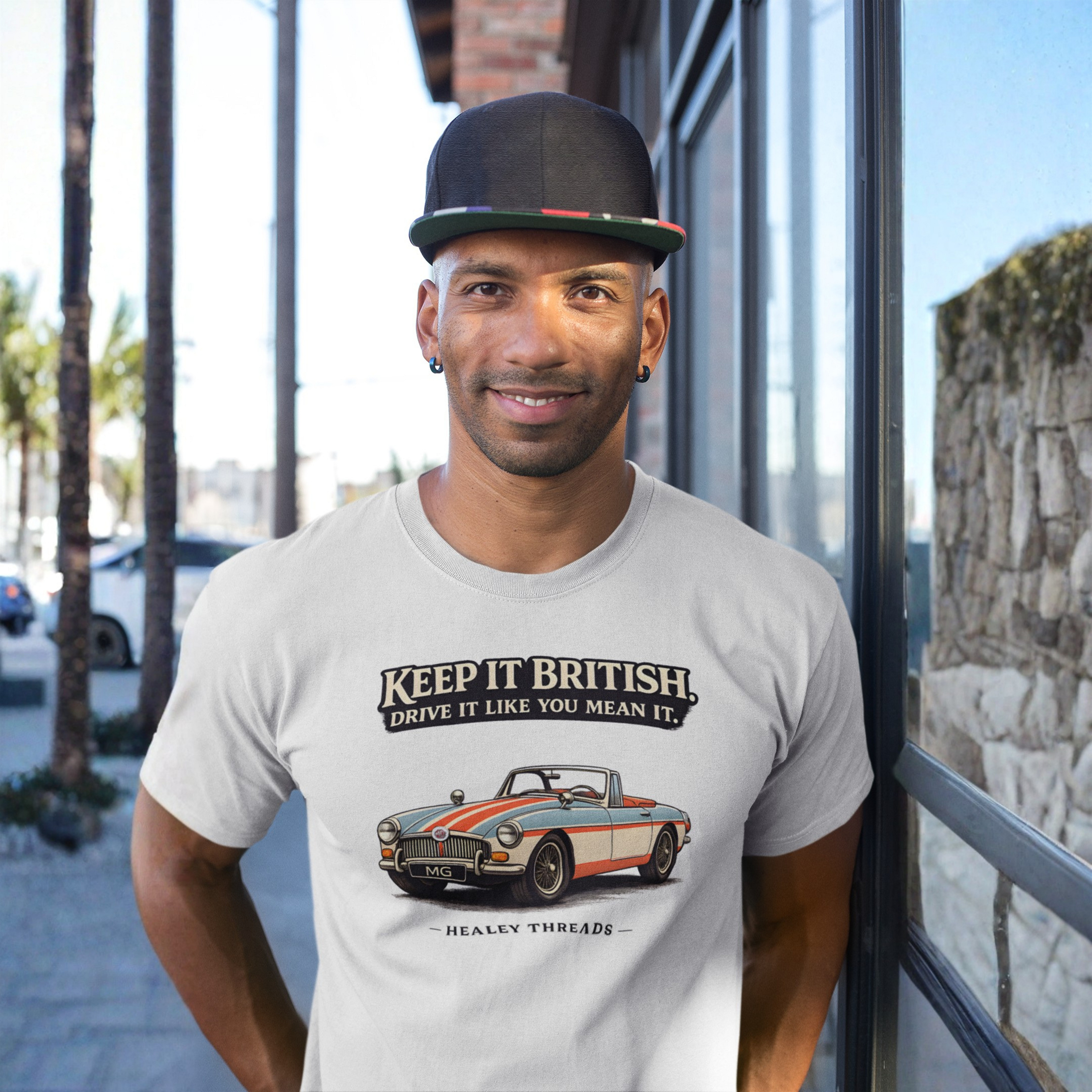 Keep It British Roadster Tee | Vintage Sports Car Shirt