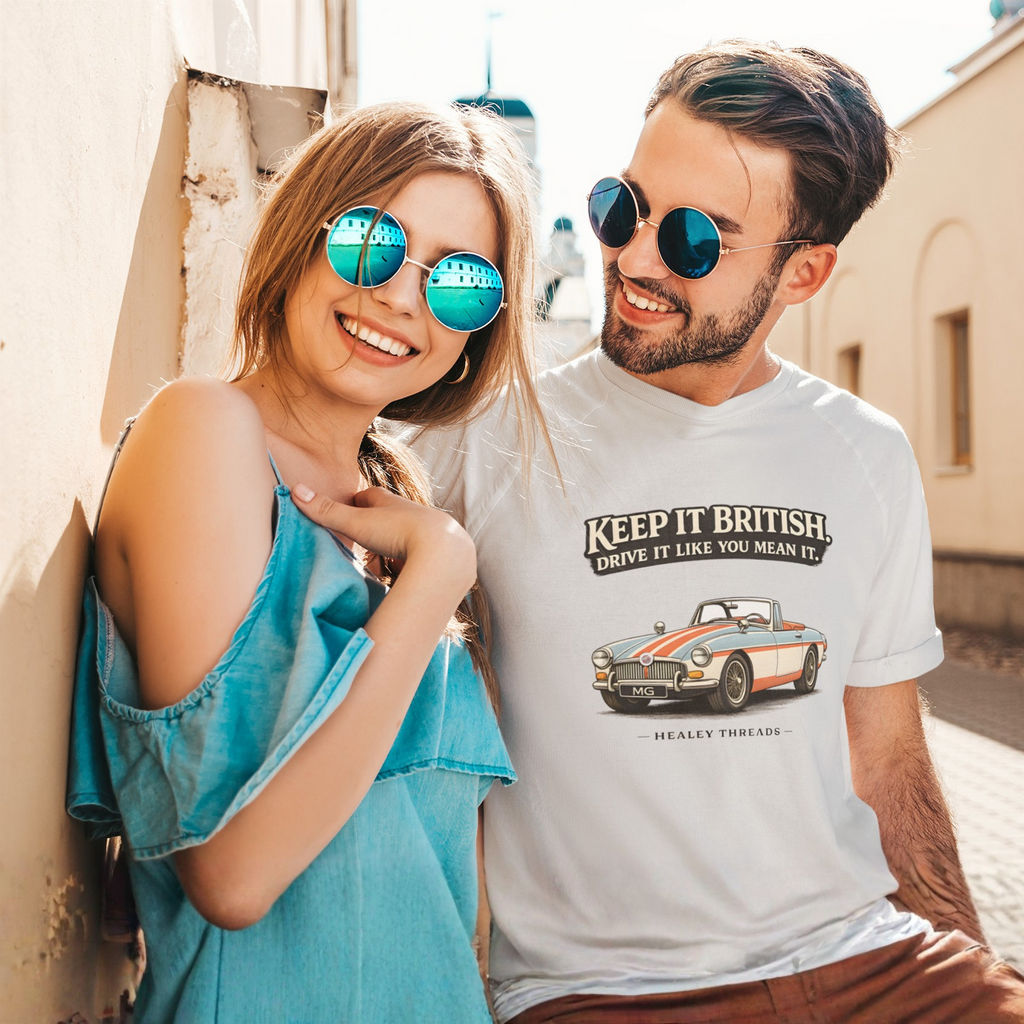 Keep It British Roadster Tee | Vintage Sports Car Shirt